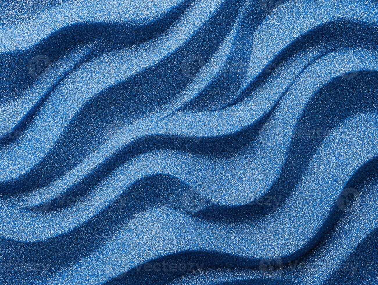 Textured Dark Blue Glitter in Wave Pattern photo