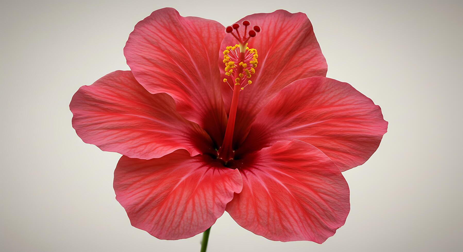 A large red flower is shown in this image photo