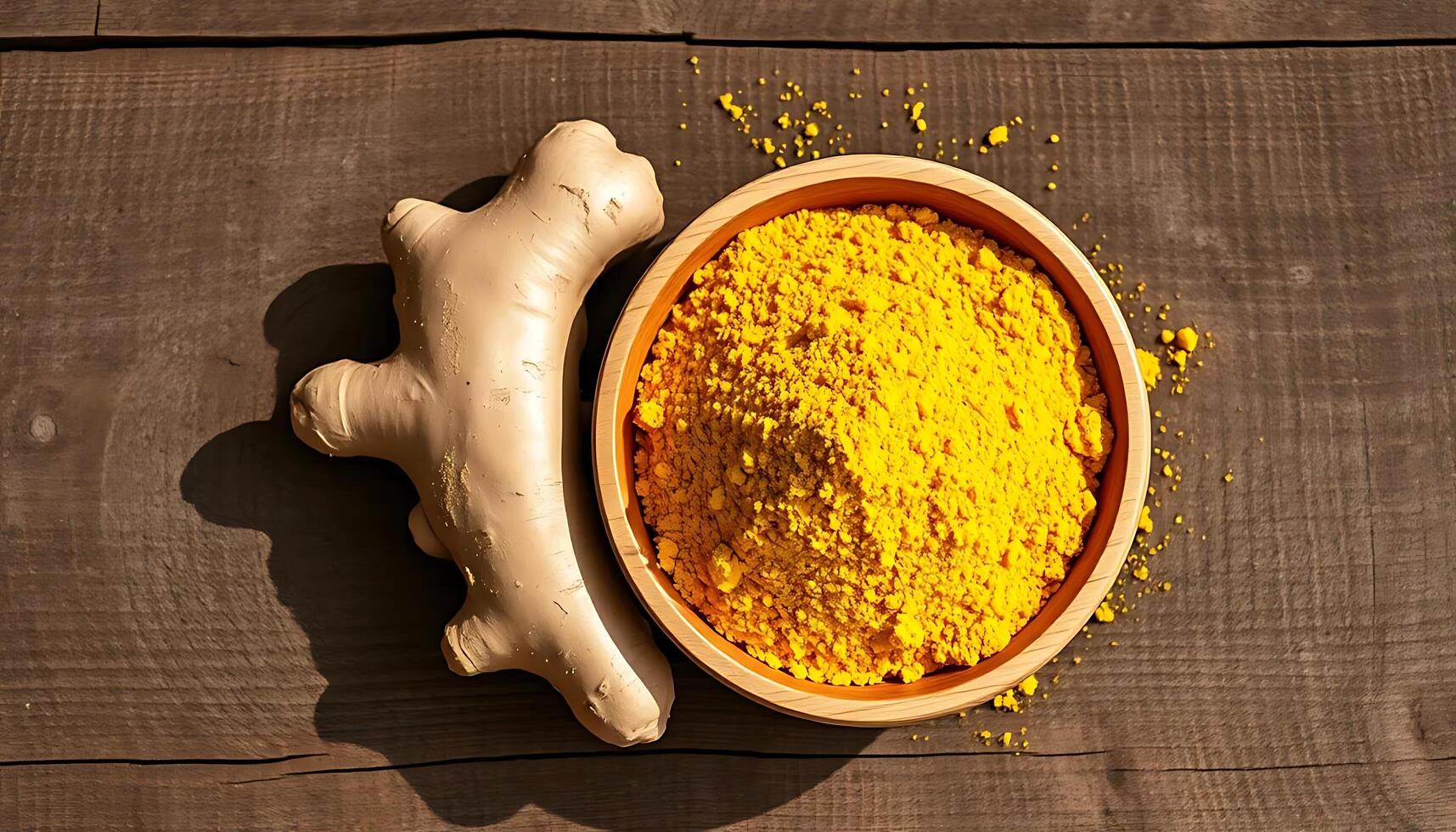 Tumeric and ginger powder photo