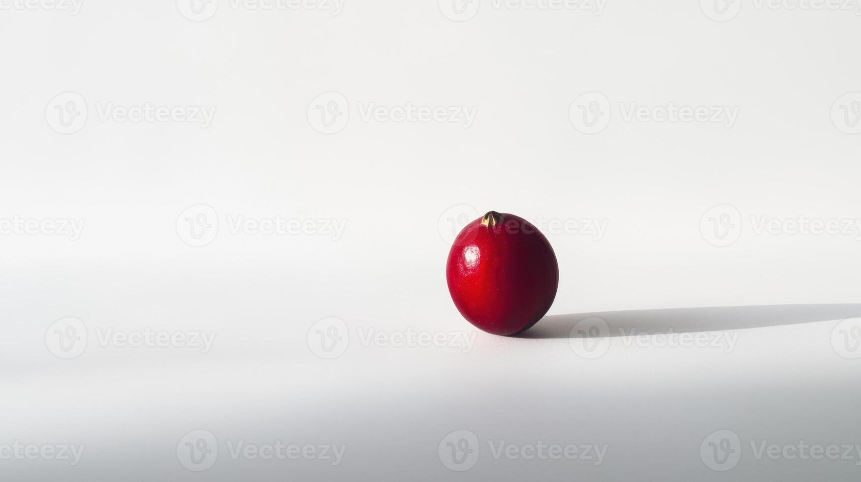 A red apple on a white surface photo