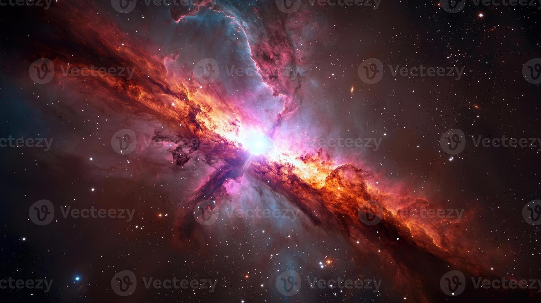 The orion nebula in space photo