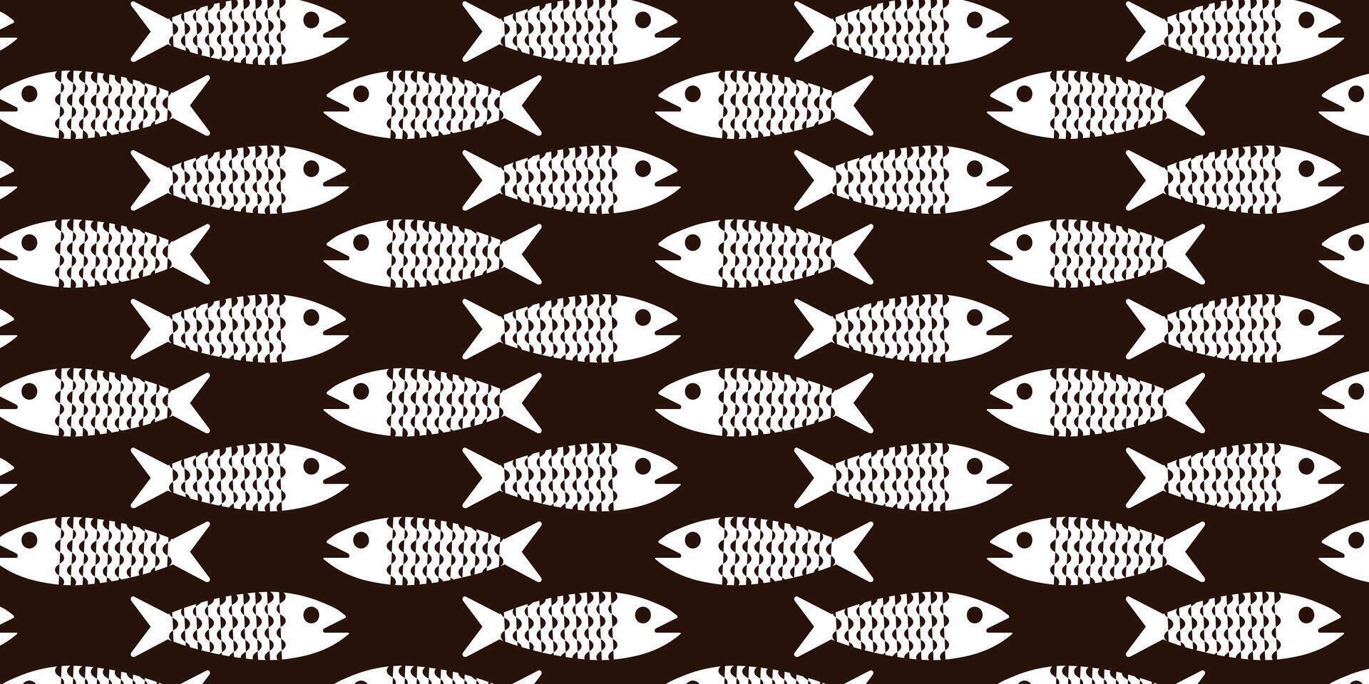 Fishy fabric by katiek on spoonflower - custom fabric vector