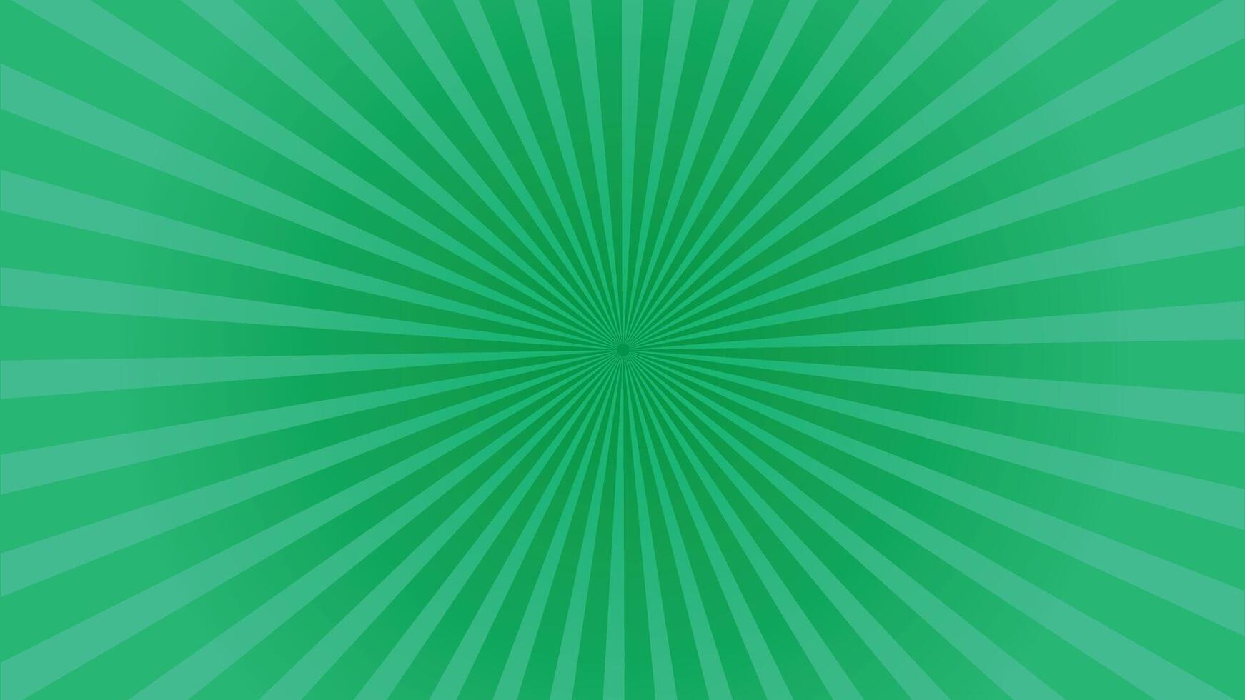 Abstract sun ray green star burst background. Green sun burst background vector
