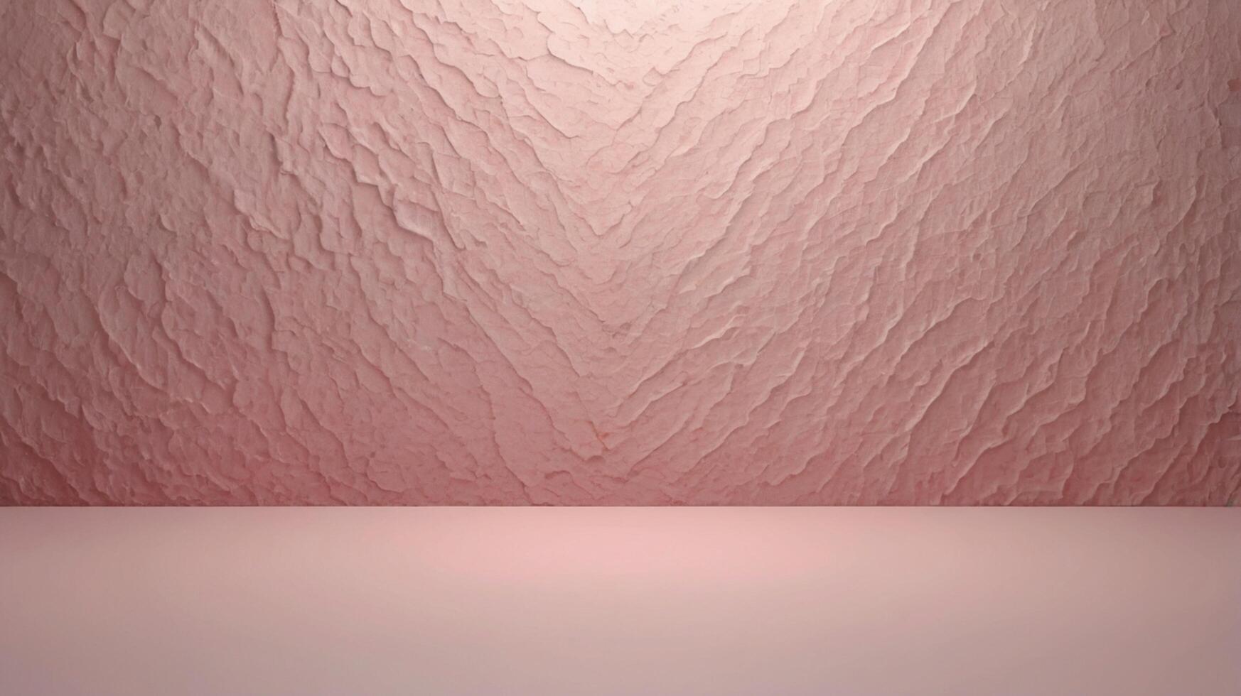 A pink wall with a light shining on it photo