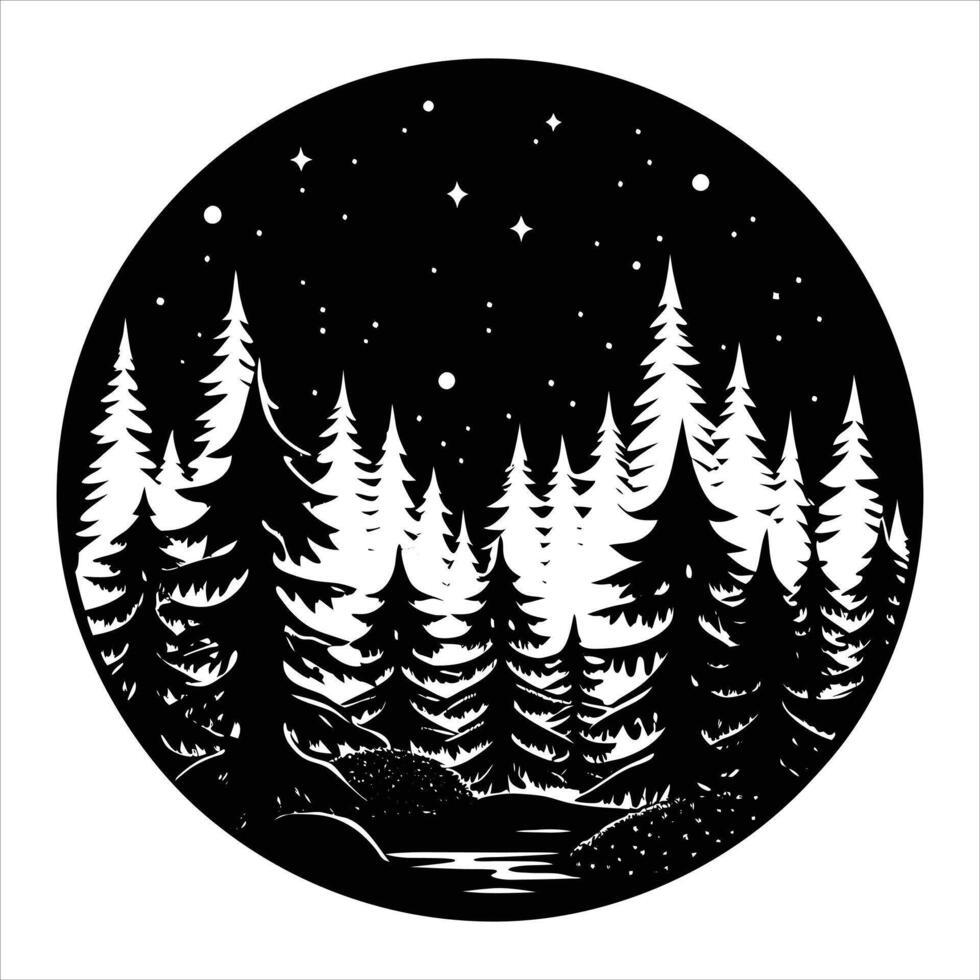 Download Snow Forest vector