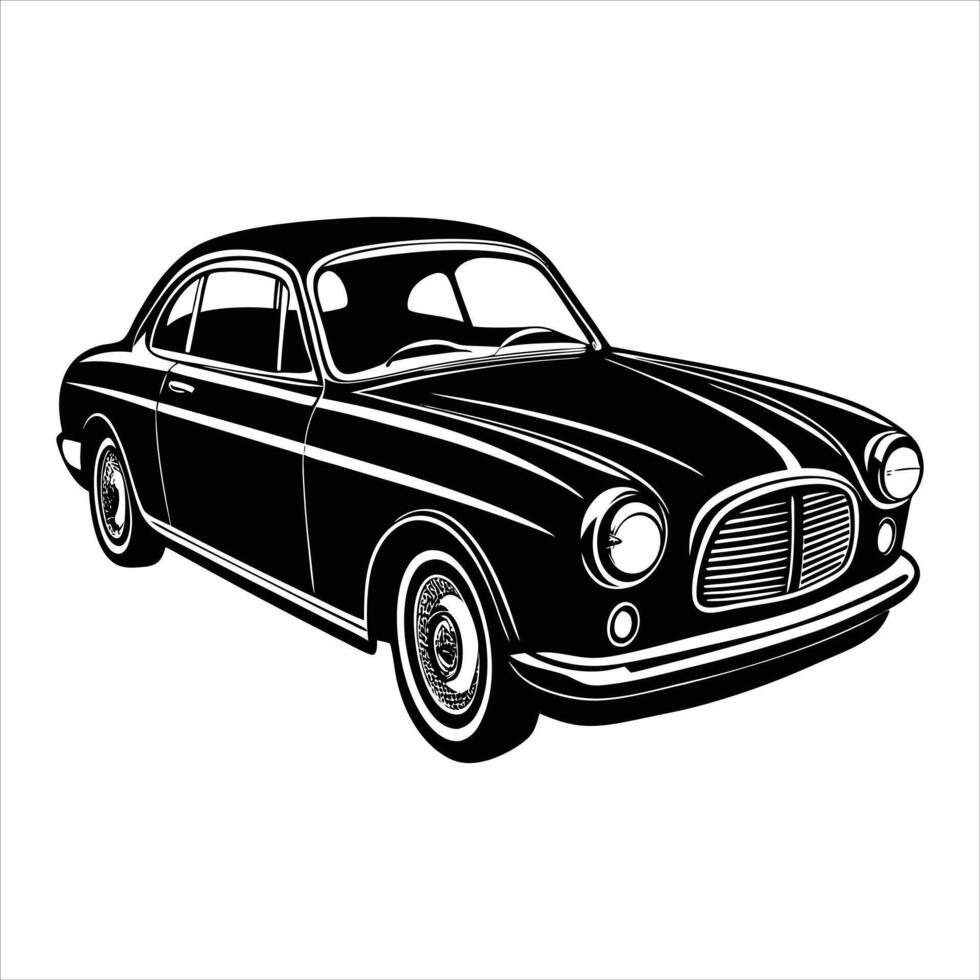 Vintage European Car vector