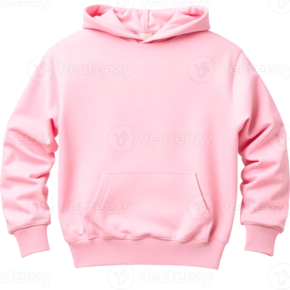 A pink hoodie with a hoodie on it png