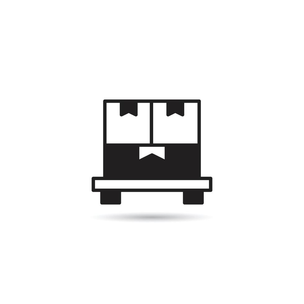 pile of crates icon illustration vector