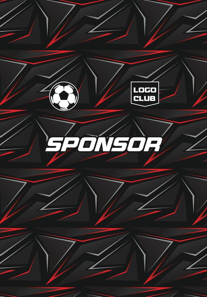 Pattern Design for Soccer Uniforms and Sublimation Printing vector
