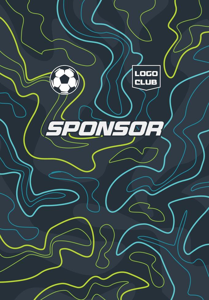 Abstract line pattern for Sports Jersey design vector