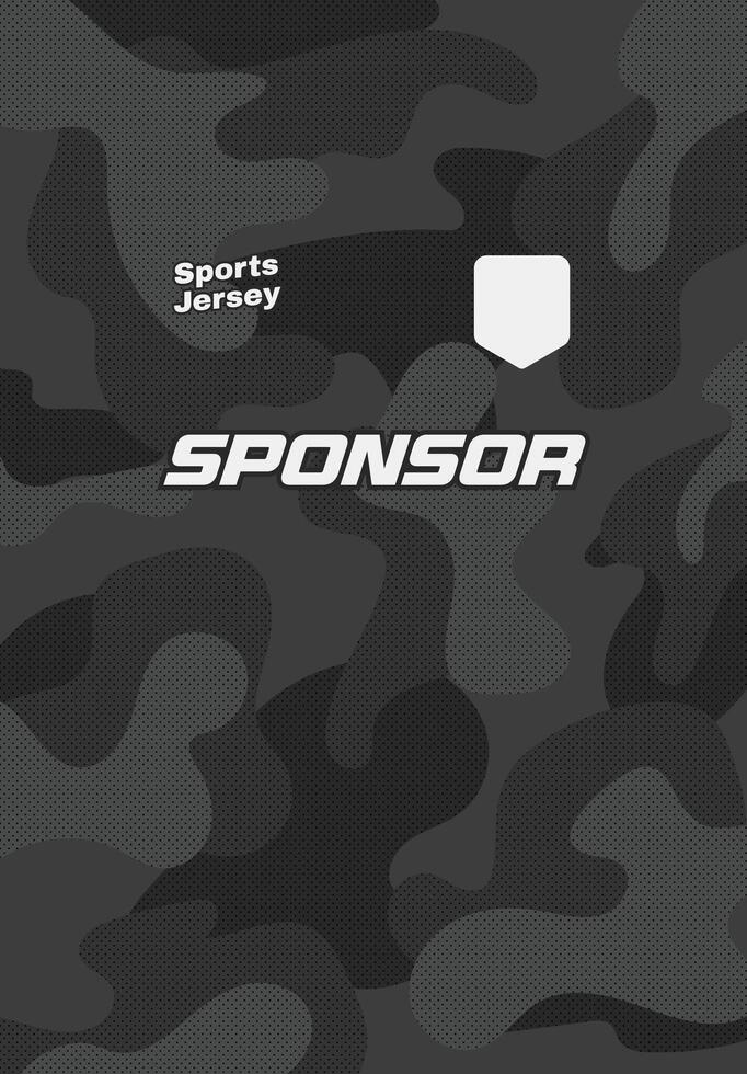 camouflage pattern for sport jersey pattern design vector