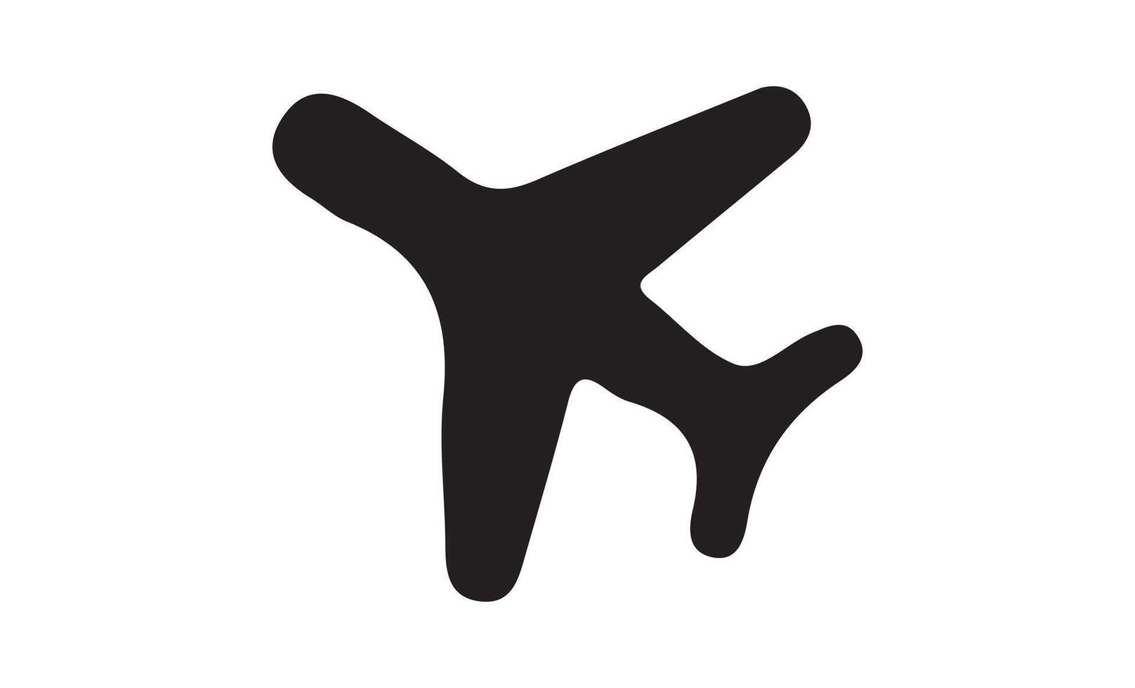 Aeroplane icon Eps 10 vector
