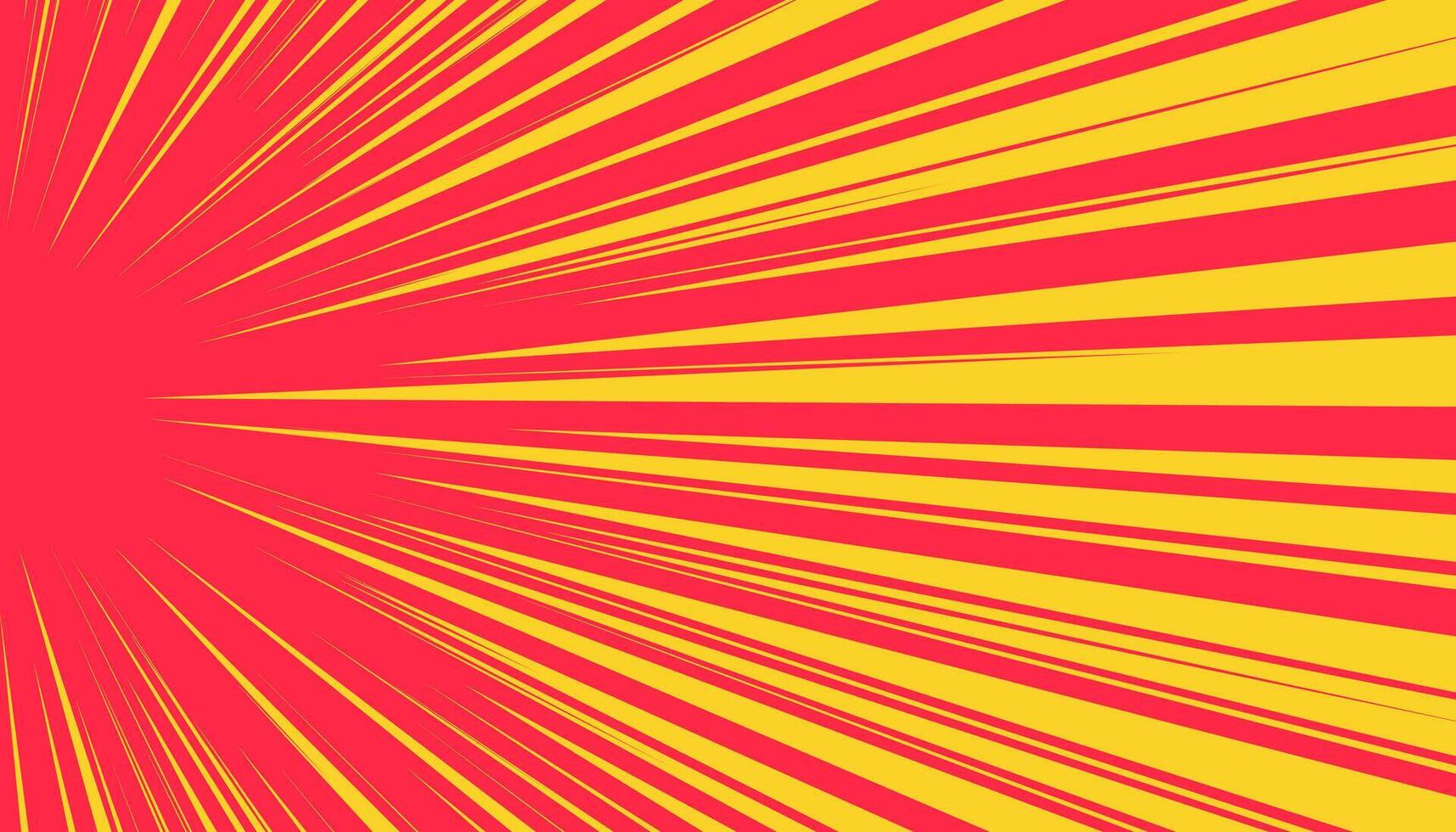 Comic strip action background with motion blur. Speed effect with bright motion lines and energy impact. Ideal for superhero graphics and fast paced designs. vector