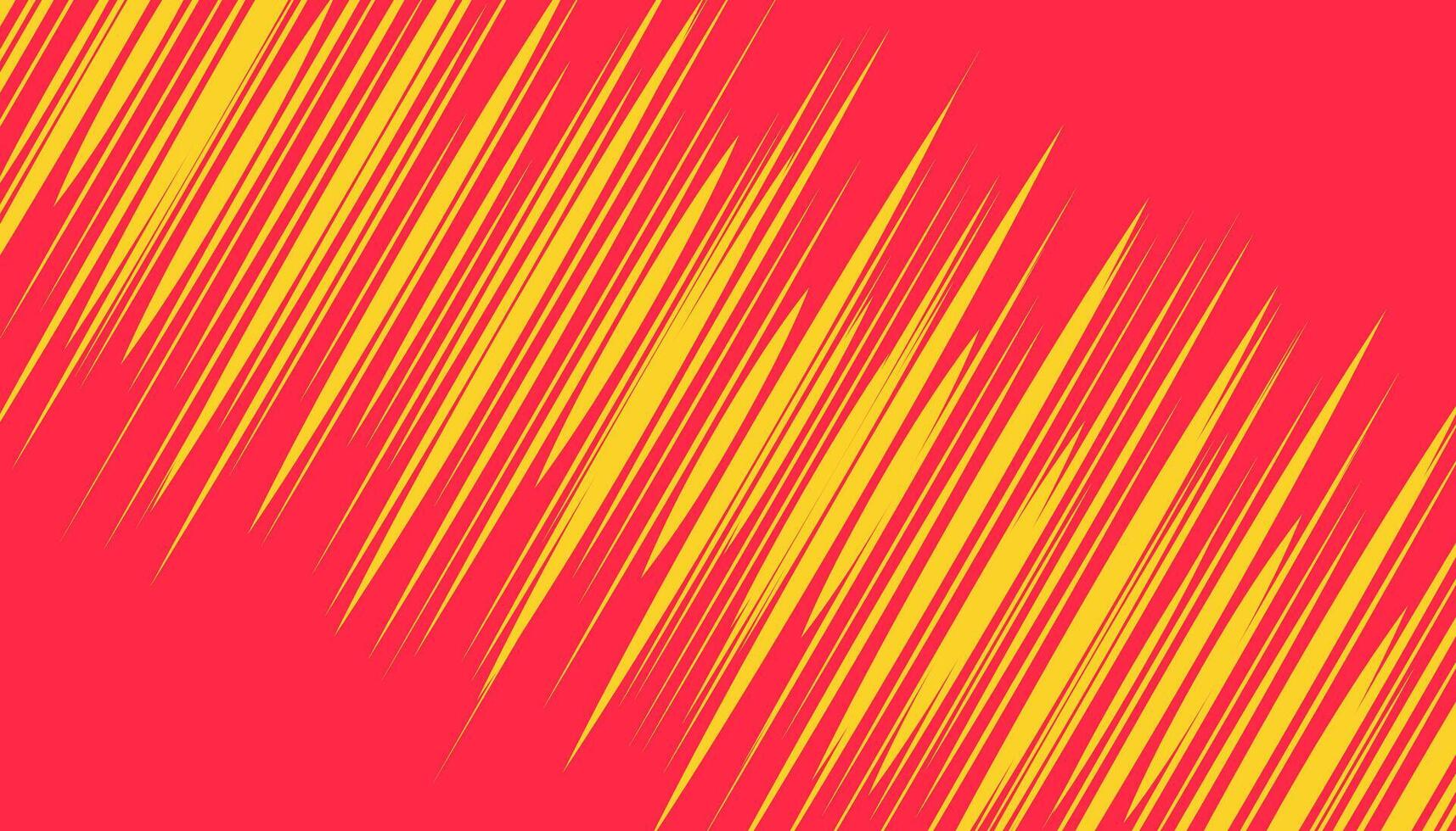Speed lines with comic action explosion. Abstract motion streaks and bright flash effect in red and yellow. Ideal for dynamic superhero graphics, banners and backgrounds. vector