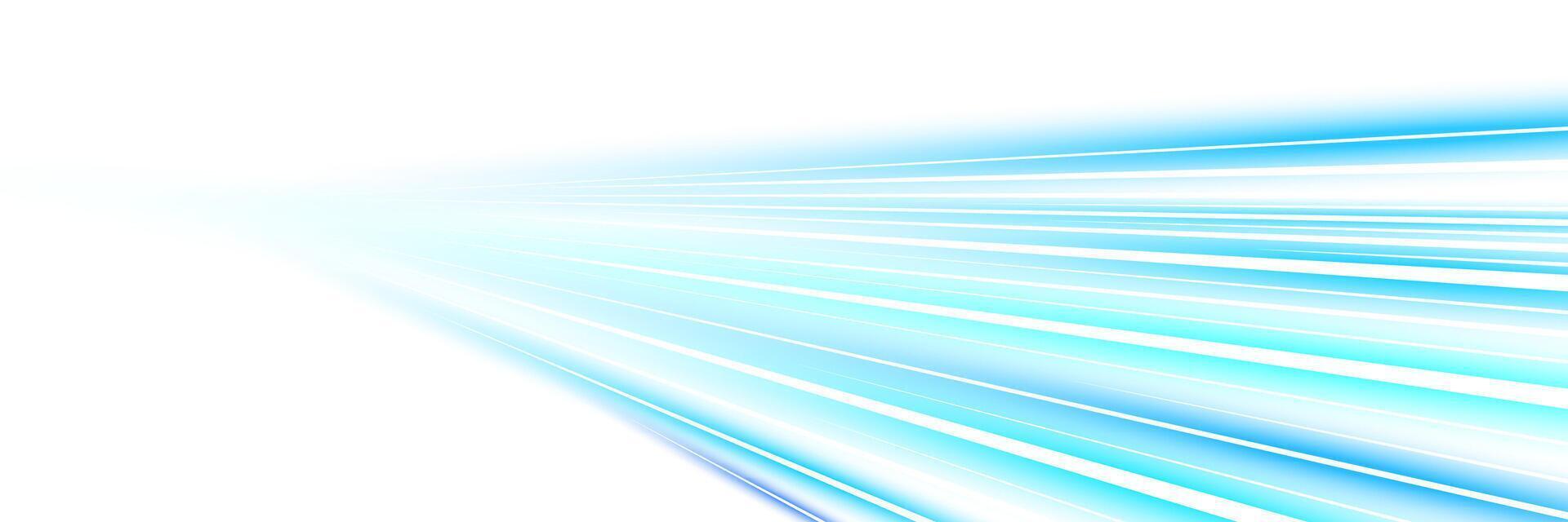 Glowing streaks and neon acceleration trails. Abstract blue light trails with speed blur, inspired by fast vehicles, futuristic cityscapes and motion graphics. vector