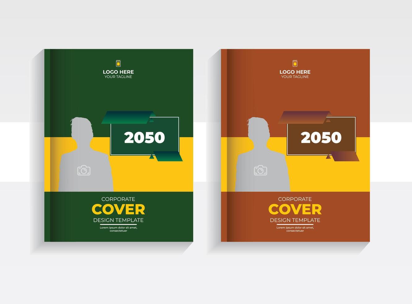 Corporate Book Cover Design Template in A4., Business Presentation, Portfolio, Flyer, Banner, Website. vector