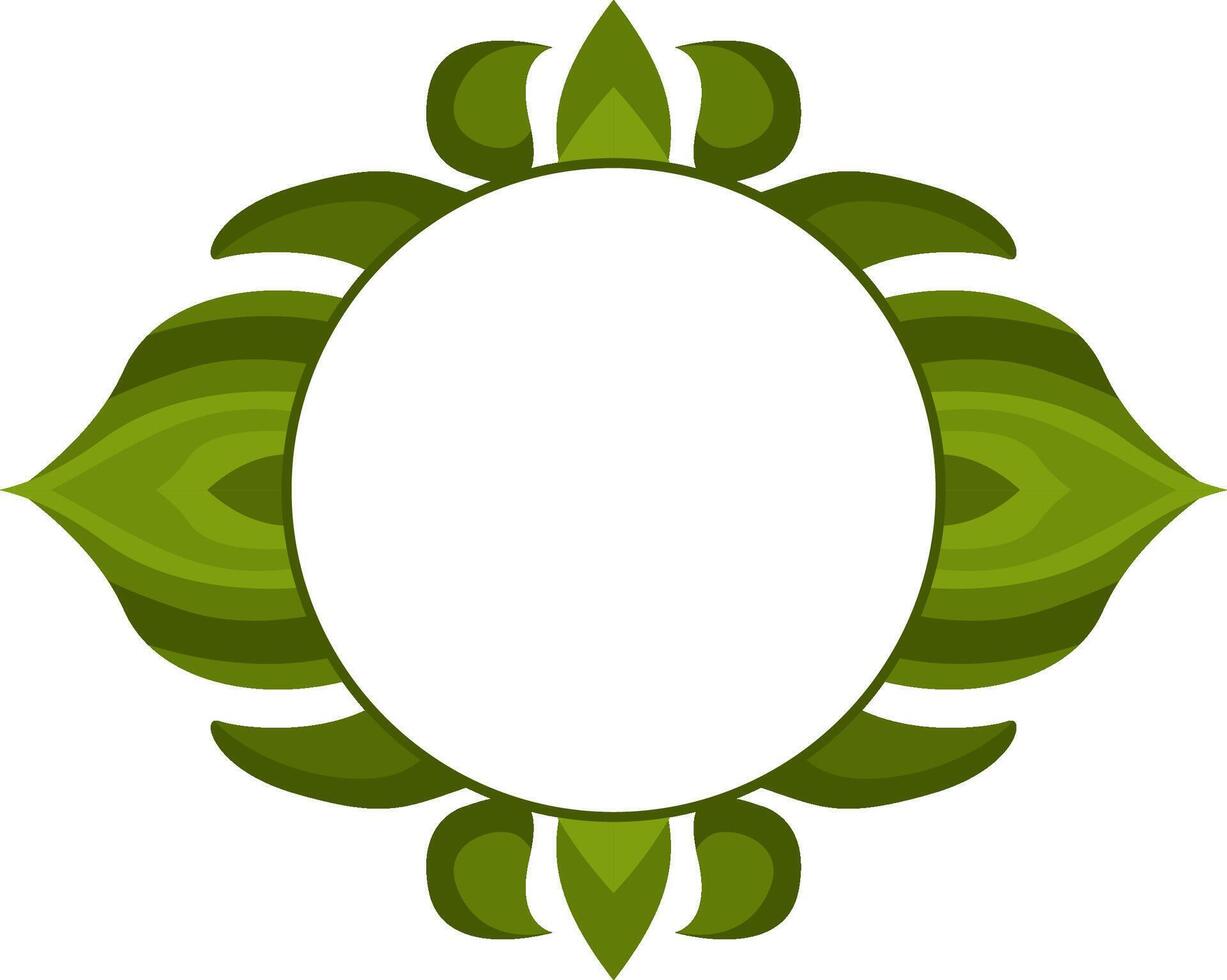 Classic Green Tone Ornamental Borders vector