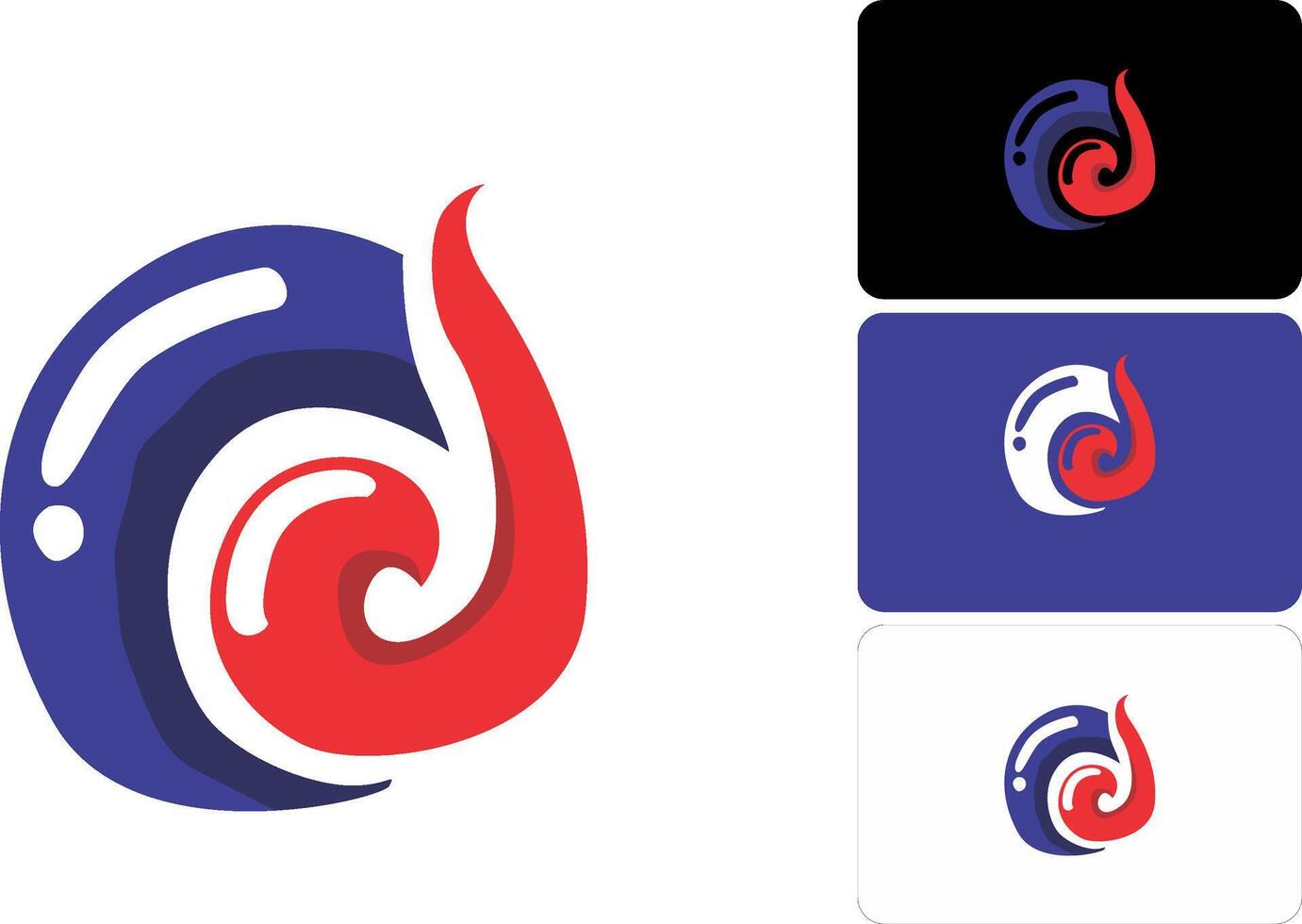 Tire and Blazing Fire Sphere Logo vector