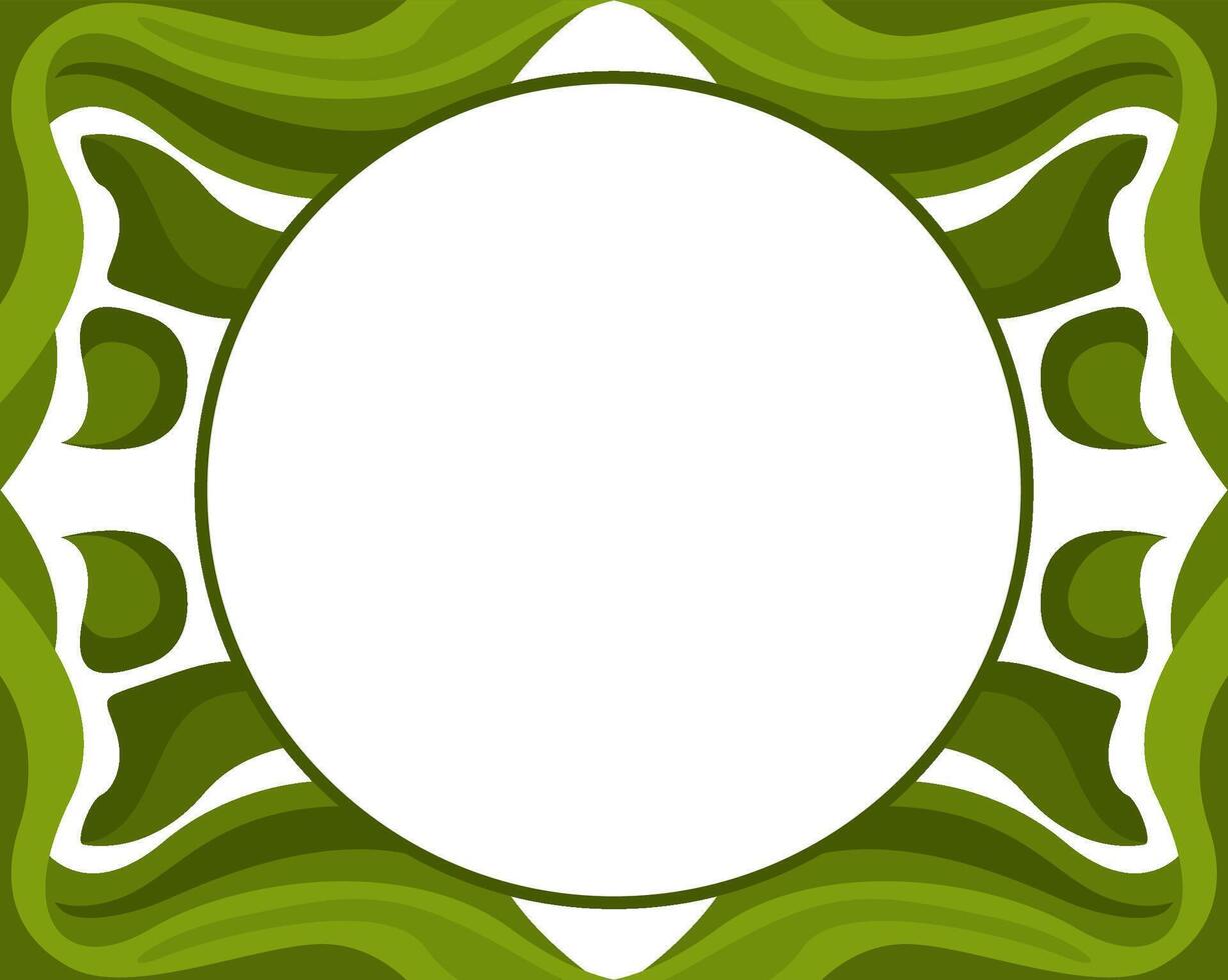 Creative Green Border Decoration Pack vector