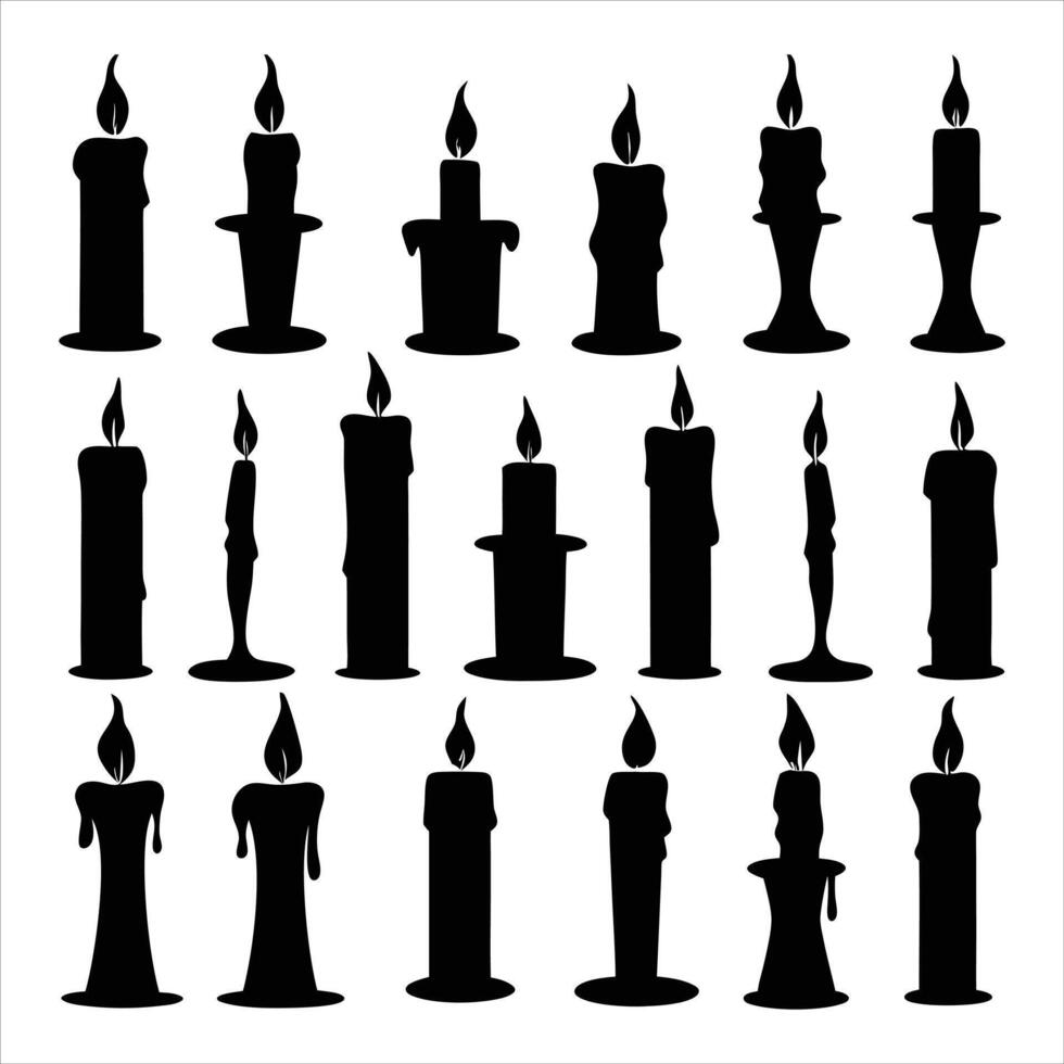 Spiritual Candle Design vector