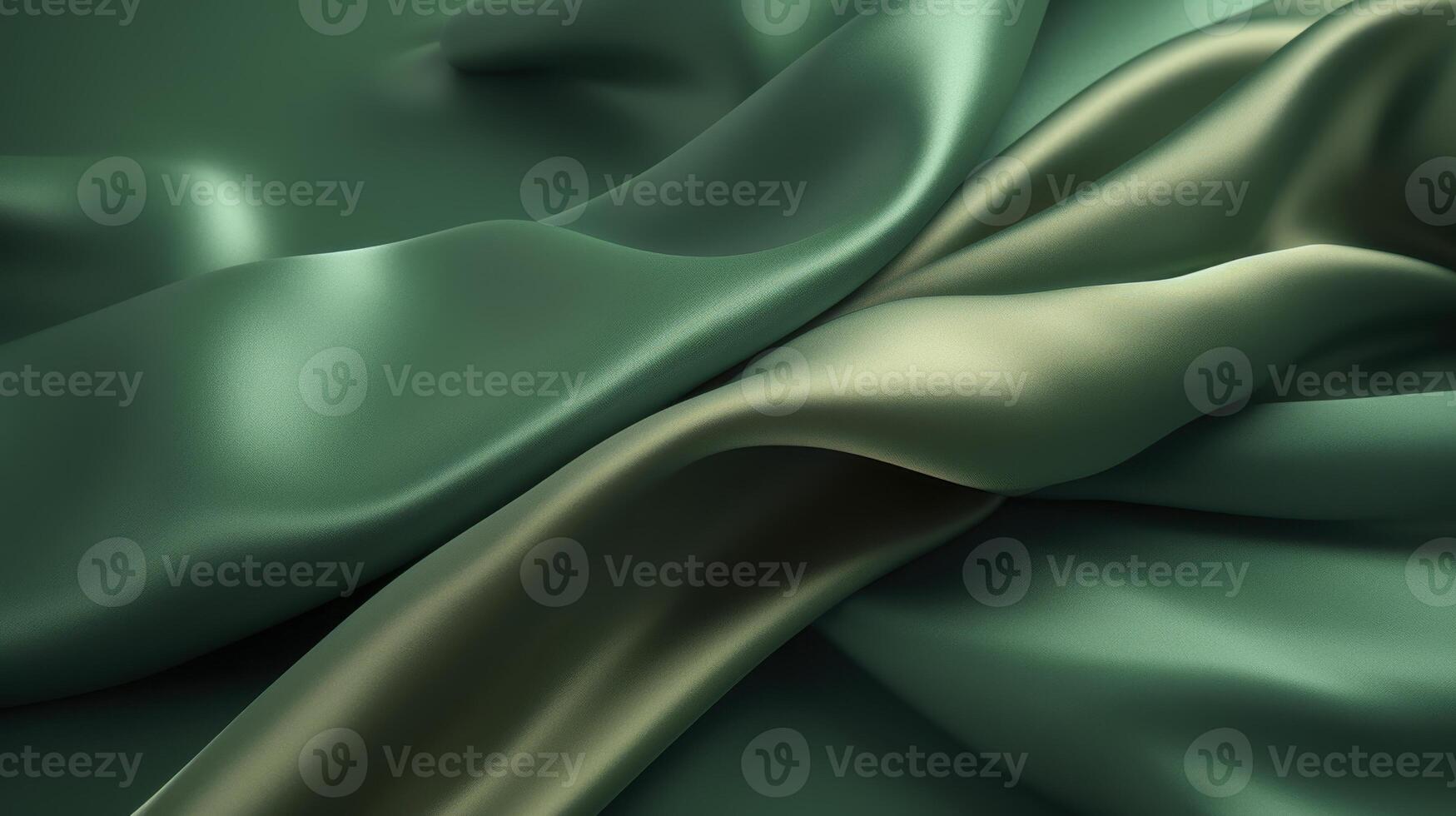 Green and gold fabric with a pattern photo