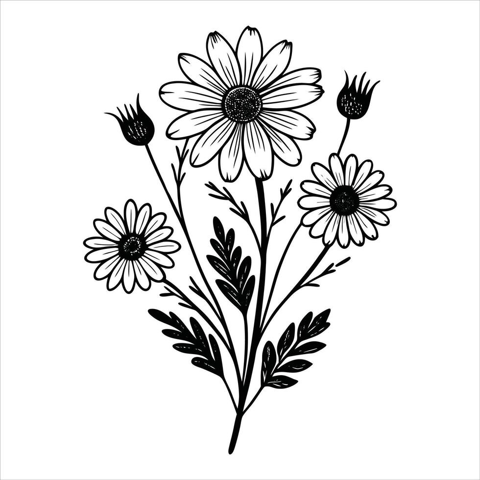 Wandering Flower Fields vector
