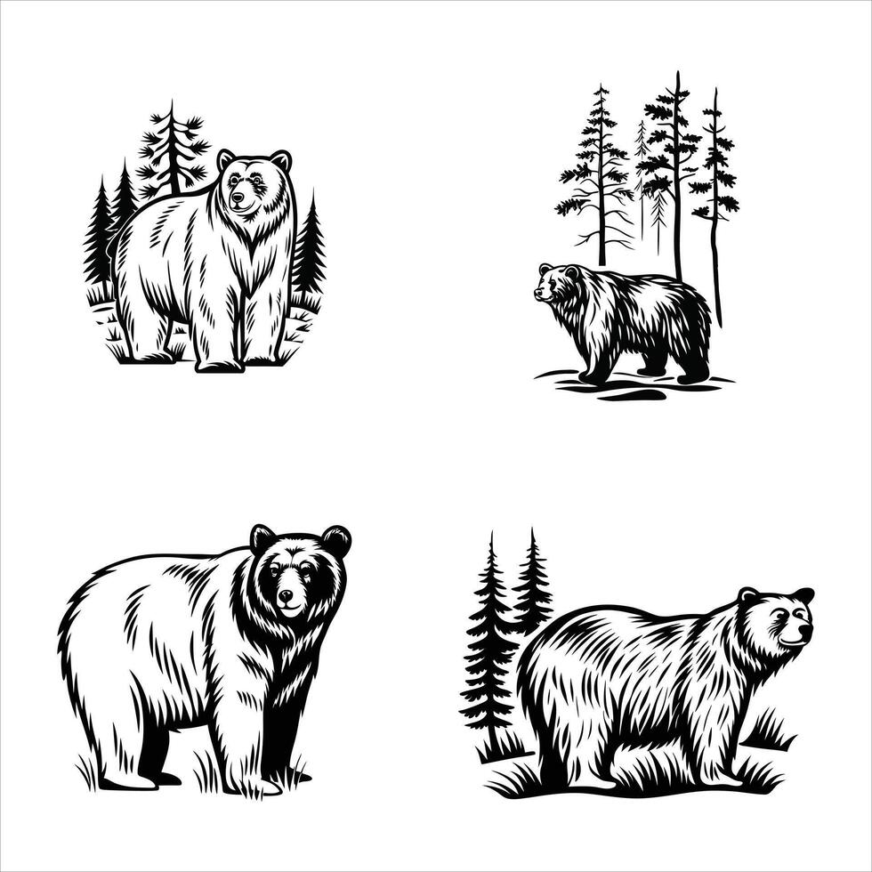 Roaming Woodland Giant vector