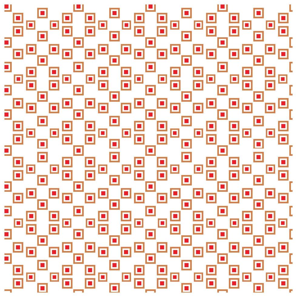 A repeating pattern of small squares in shades of orange and red against a white background, creating a visually striking design. vector