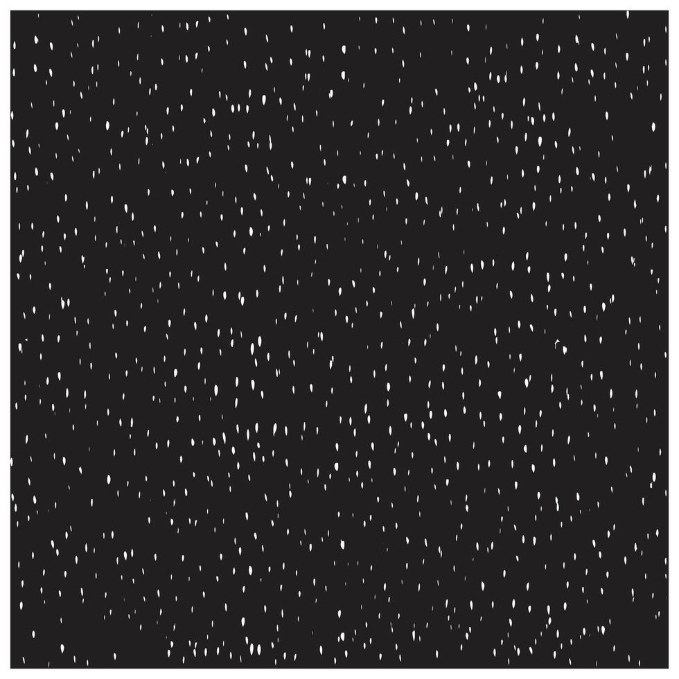 A textured black background scattered with numerous white dots, resembling stars in the night sky. vector