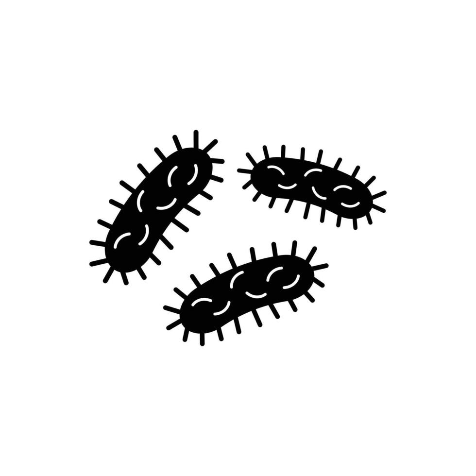 bacteria icon design template vector