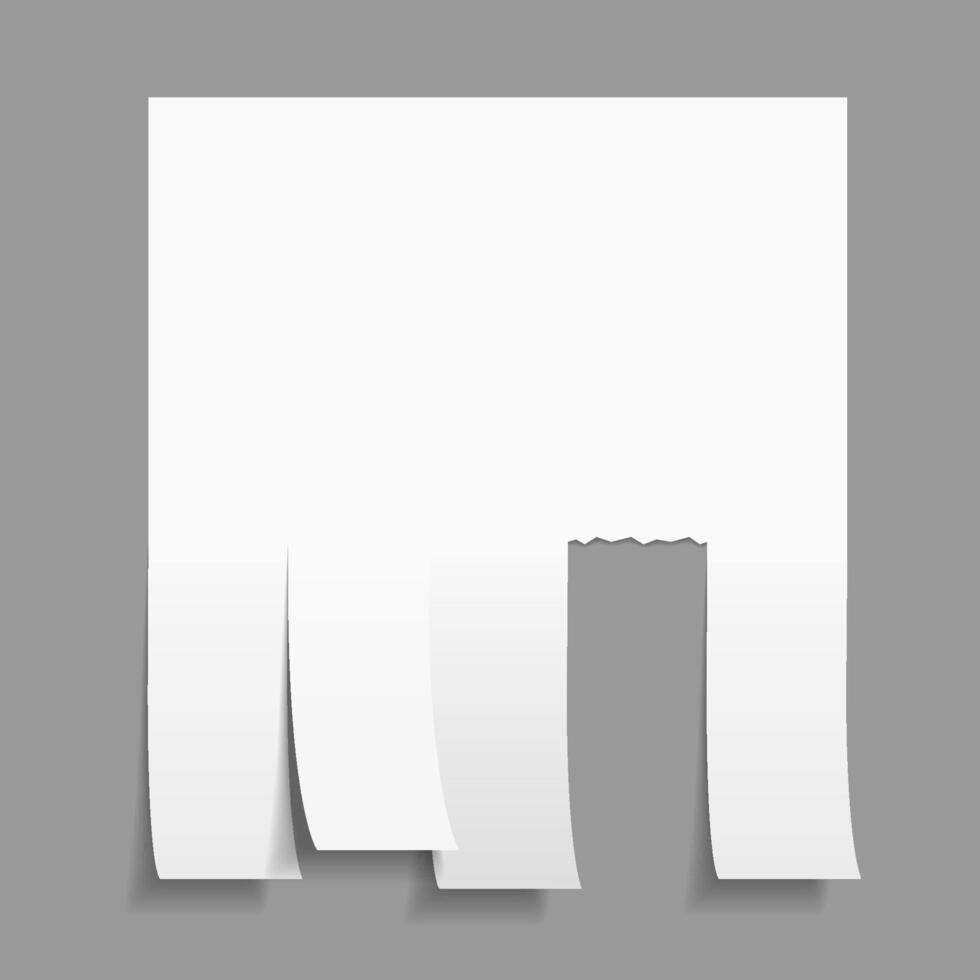 Blank advertisement template vector