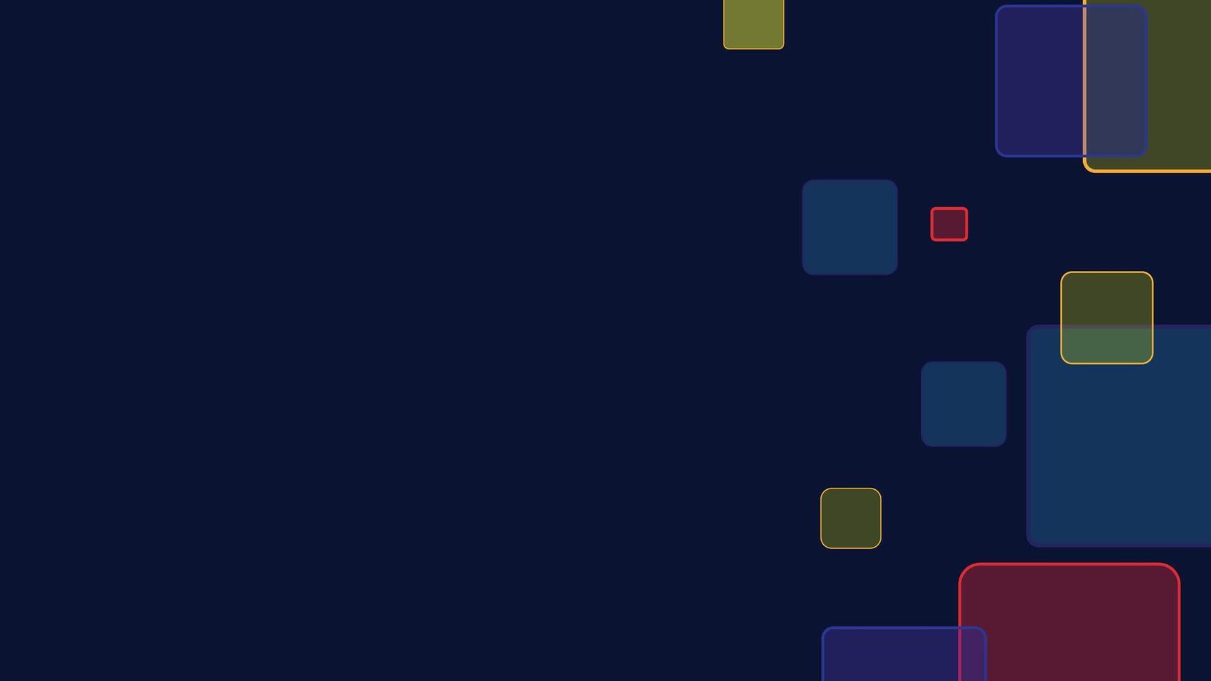 Abstract Neon Lights square shape drak blue Background vector