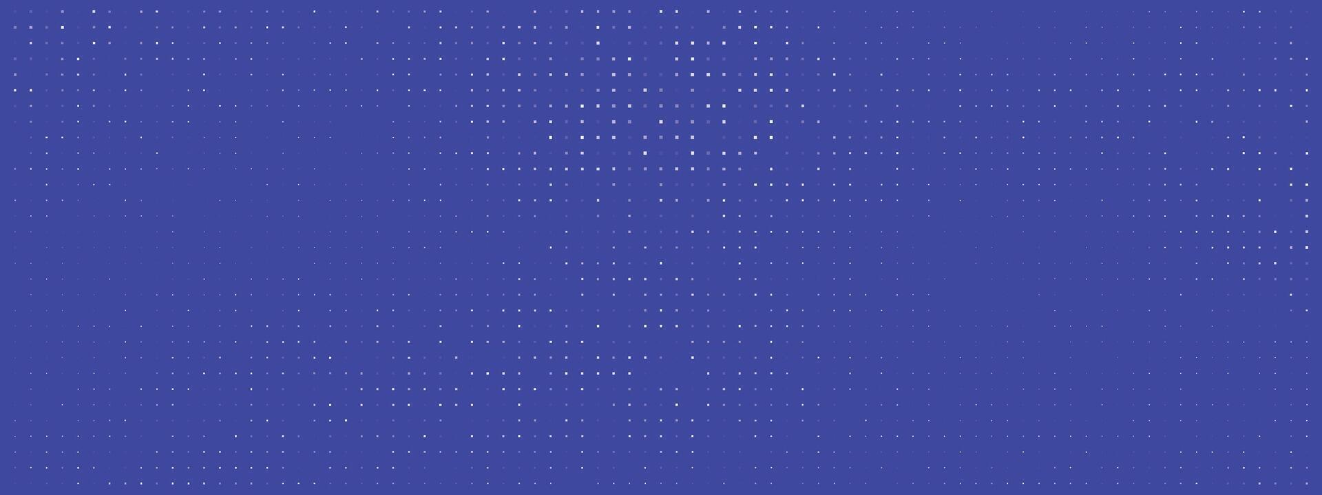 Blue abstract background with pixel pattern. Template for tech, business, medicine, crypto, cybersport, finance. modern glowing backdrop. Digital bg with dissolve mosaic gradient texture. vector