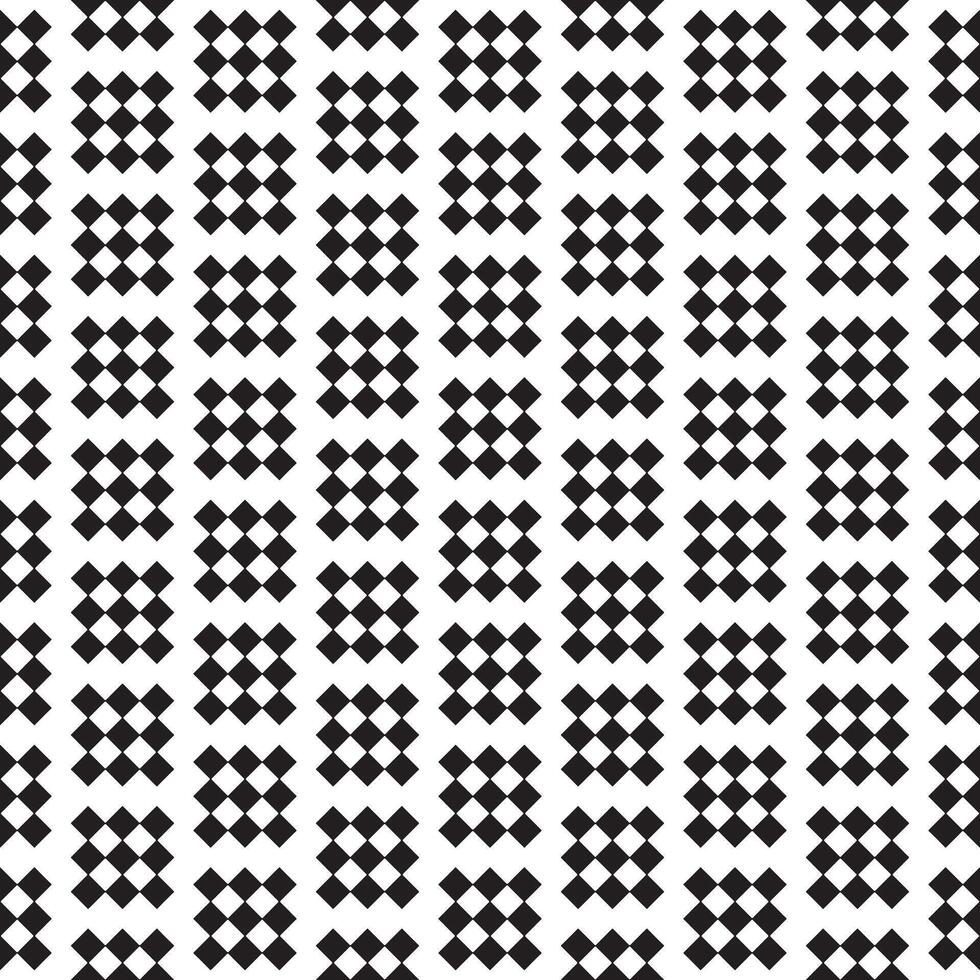 Black and White Geometric Textile Pattern vector