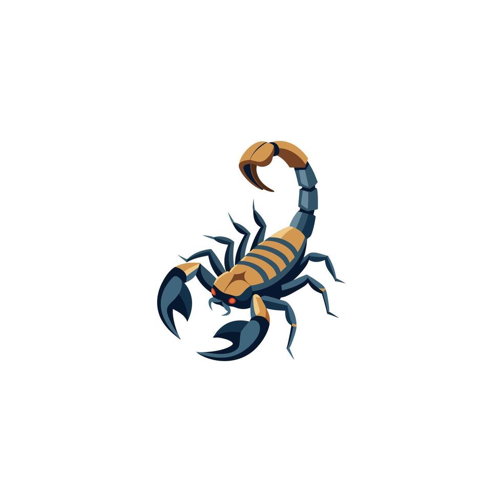 Venomous Beauty The Power of Scorpion Design vector
