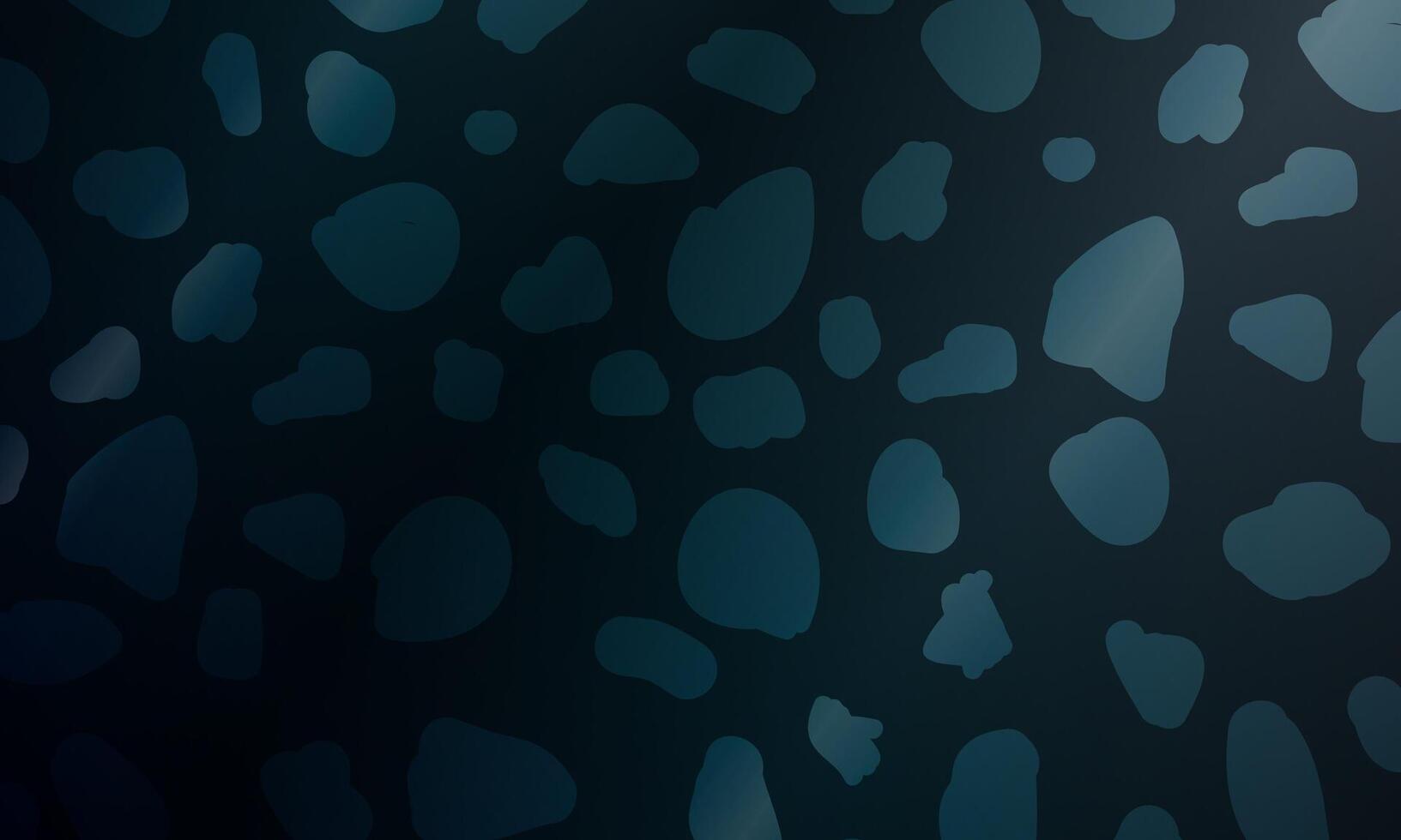 Dark blue gravel and pebble mosaic stone pattern with paving texture. vector