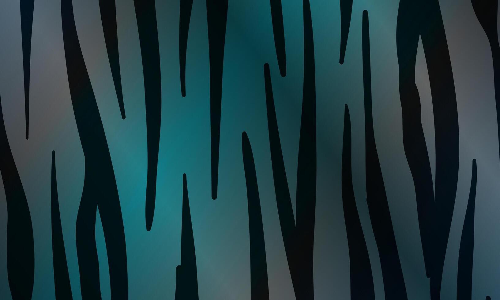 Dark blue wavy lines abstract background. vertical liquid pattern black background. artistic gradient color. vector