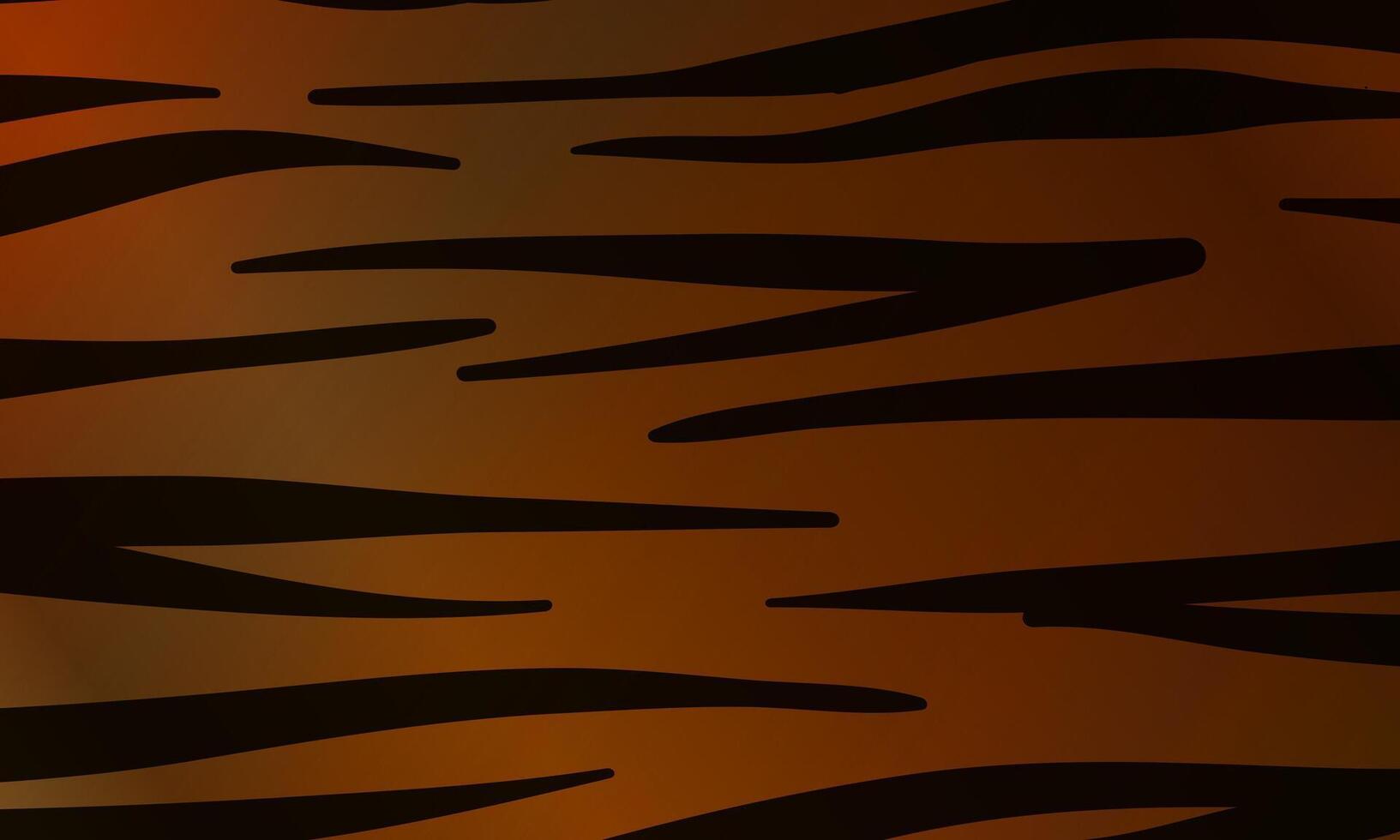 Dark brown wavy lines abstract background. horizontal liquid pattern black background. retro gradient skin background. vector
