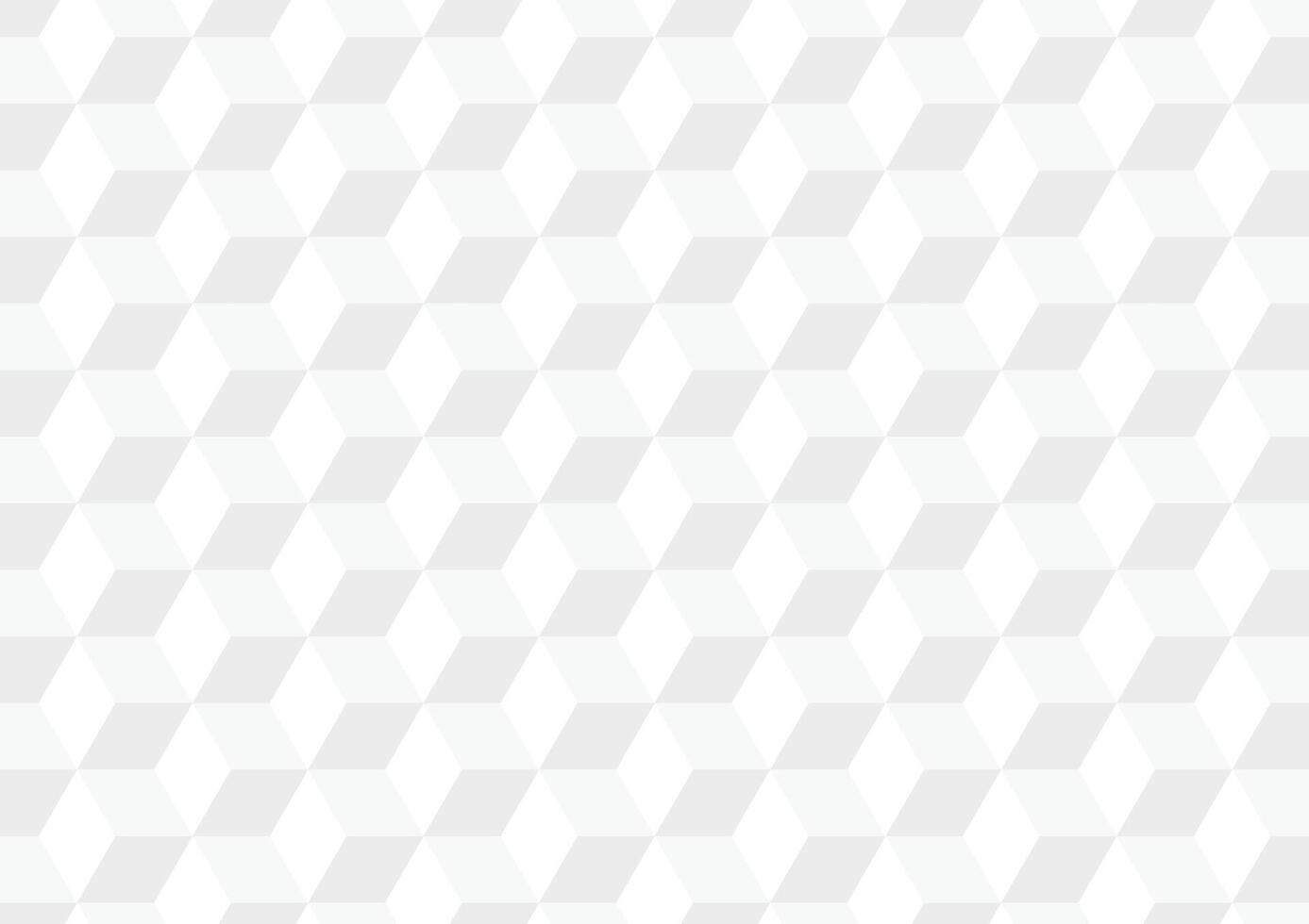 3D cube pattern white background vector