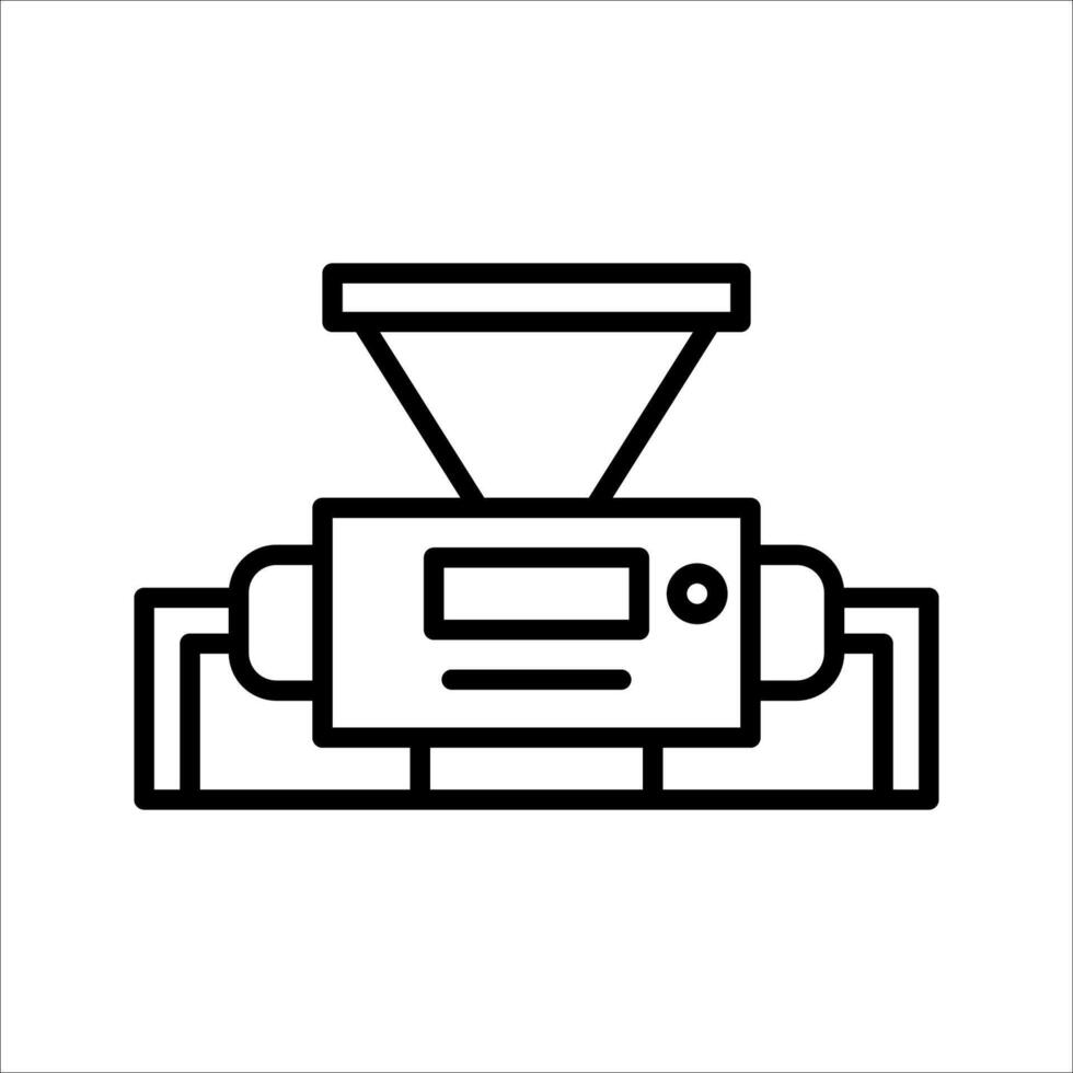 crusher Icon Symbol isolated white background. illustration. color editable. vector
