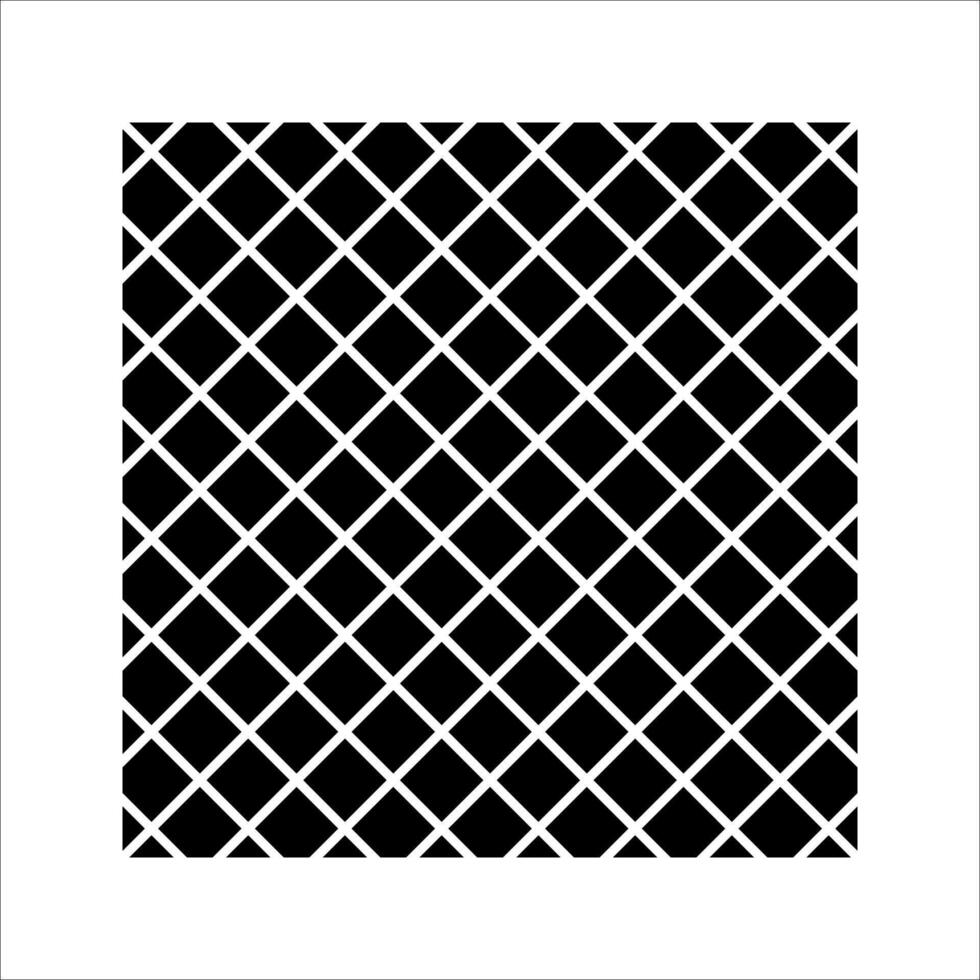 lattice pattern Icon. Symbol isolated white background. illustration. color editable. vector
