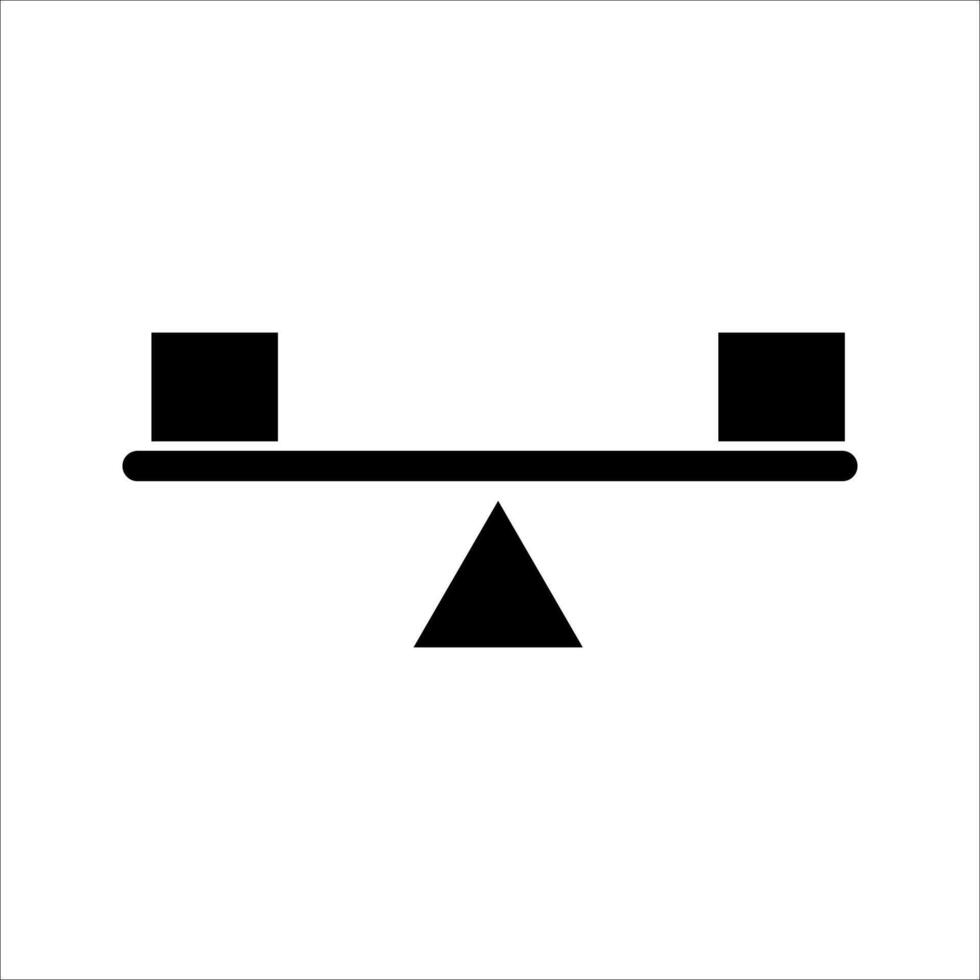 stability Icon, Symbol isolated white background. illustration. color editable. vector