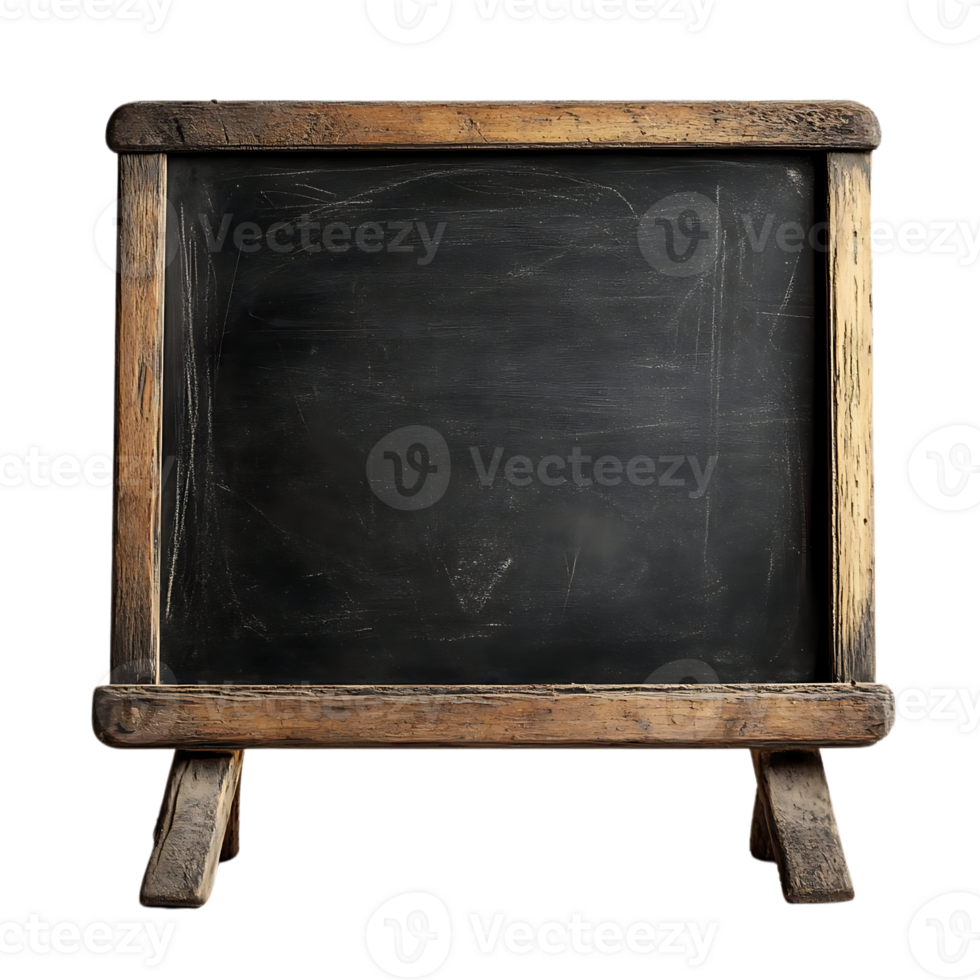 Create Designs on Rustic Blackboard with Transparent Background png