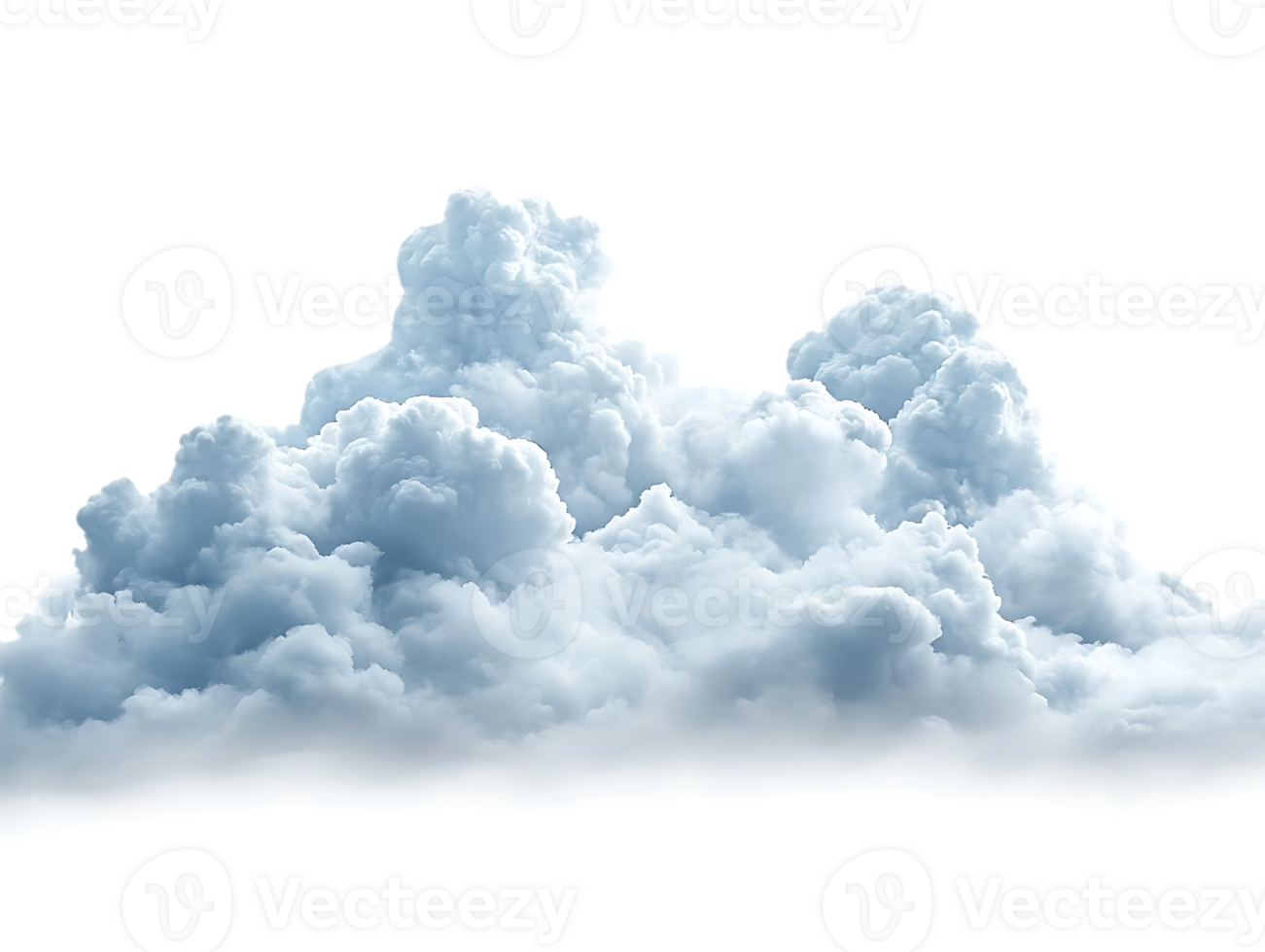 Clouds with Transparent Background, Design Elements for Projects png