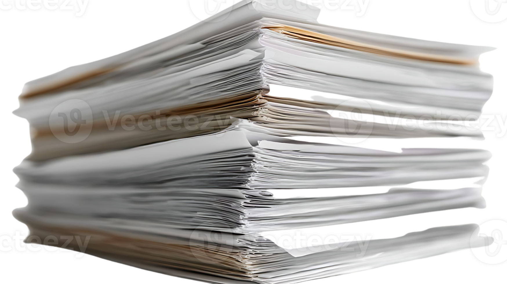 Stacking Papers Creates a Transparent Background png