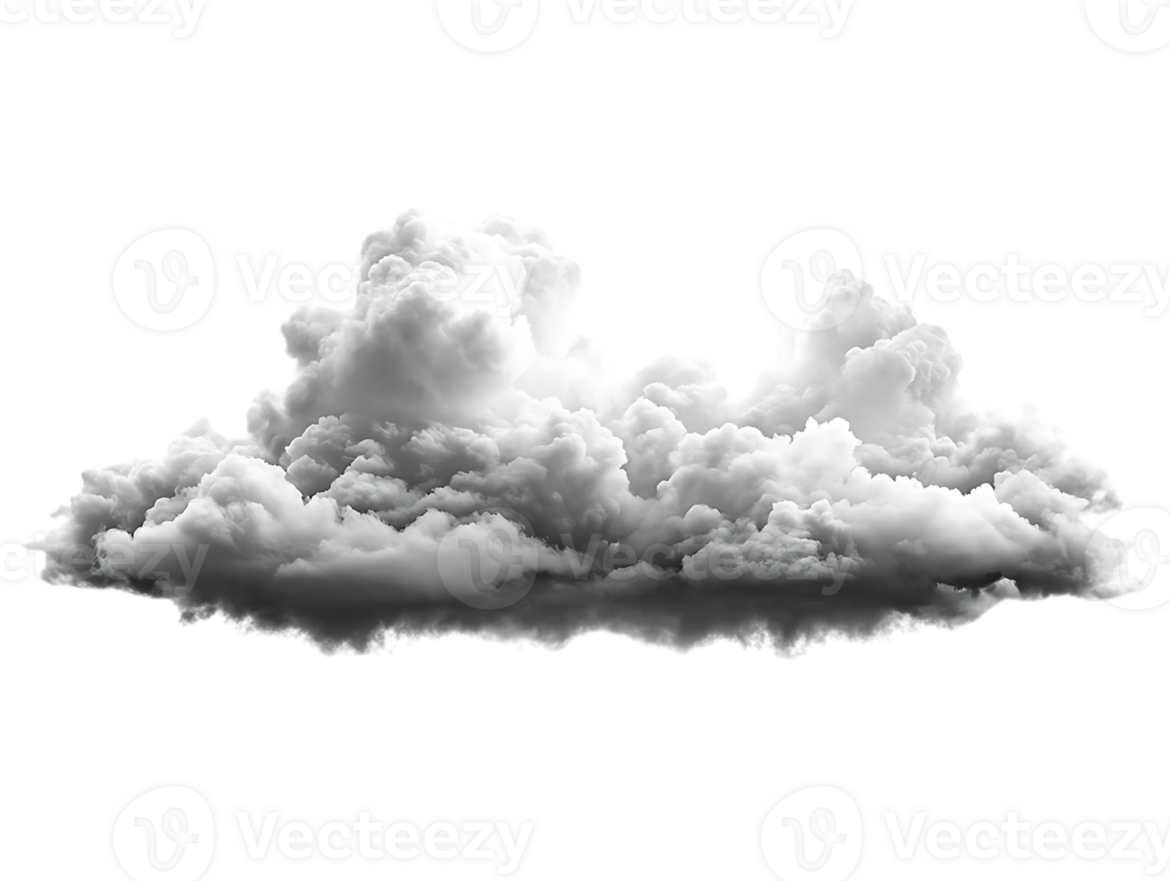 Clouds with Transparent Background, Nature's Fluffy Masterpiece, Isolated Elements for Design Projects. png
