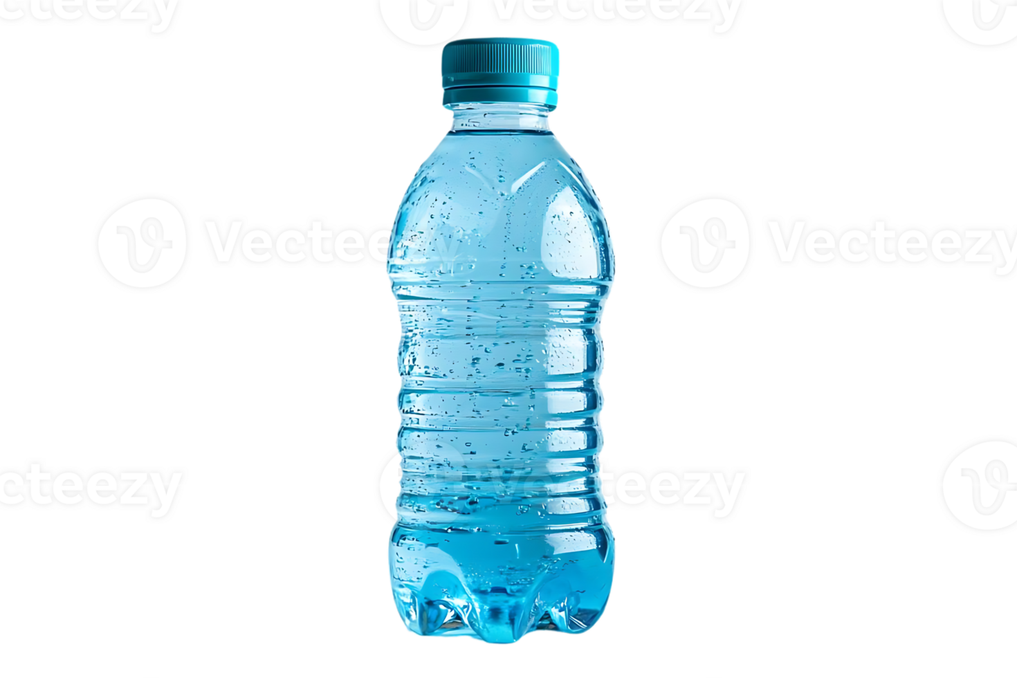 A bottle of water is shown on a black background png