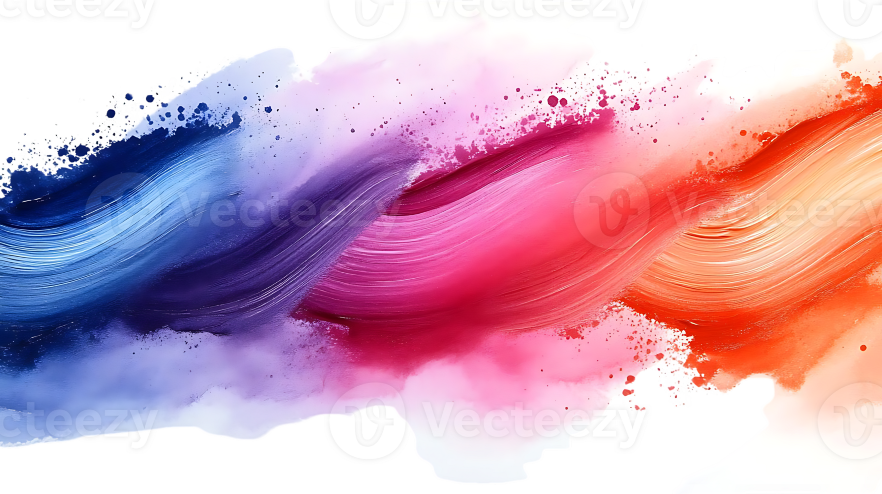 Abstract Waves Flow Seamlessly, Creating a Vibrant, Colorful Transparent Background png