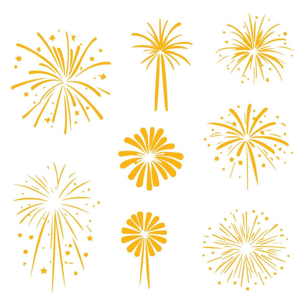 fireworks design illustration vector