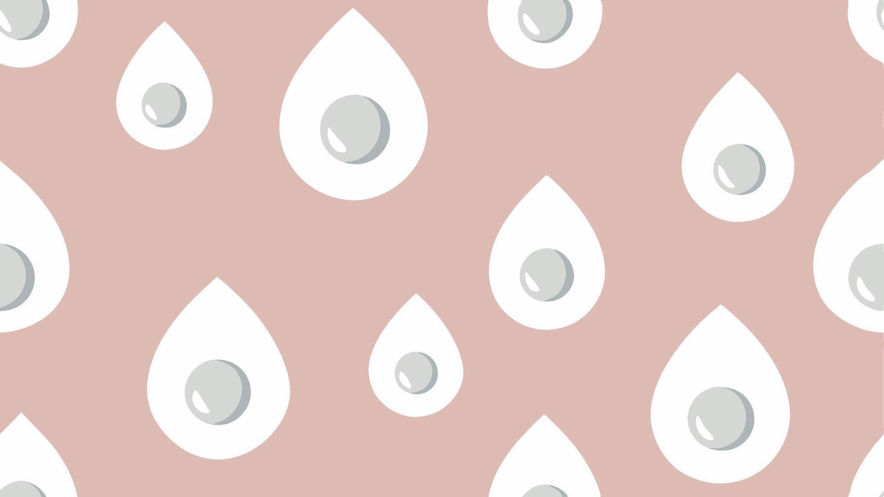 Pearl Adorned Seamless Pattern Elegant Design Luxury Background and Fashion vector